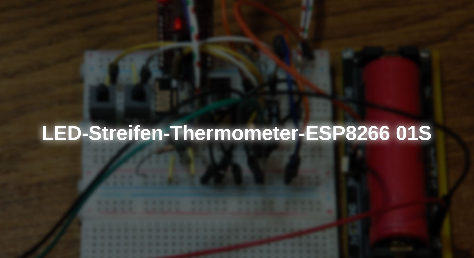 LED-Streifen-Thermometer-ESP8266 01S - AZ-Delivery