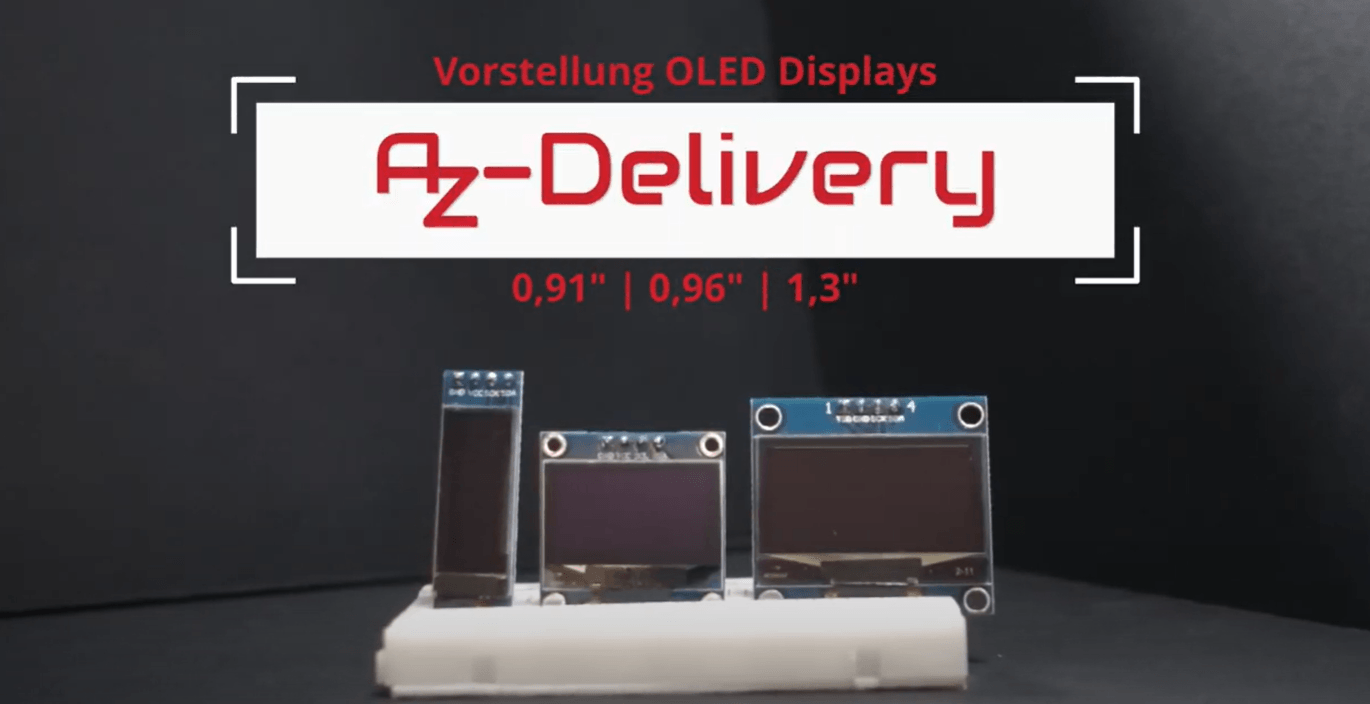OLED-Displaymodul 1,3 Zoll & 0,96 Zoll Mit EC11-Drehgeber – IIC-Schnittstelle, Separate Tasten, Für Embedded-Systeme (blau)