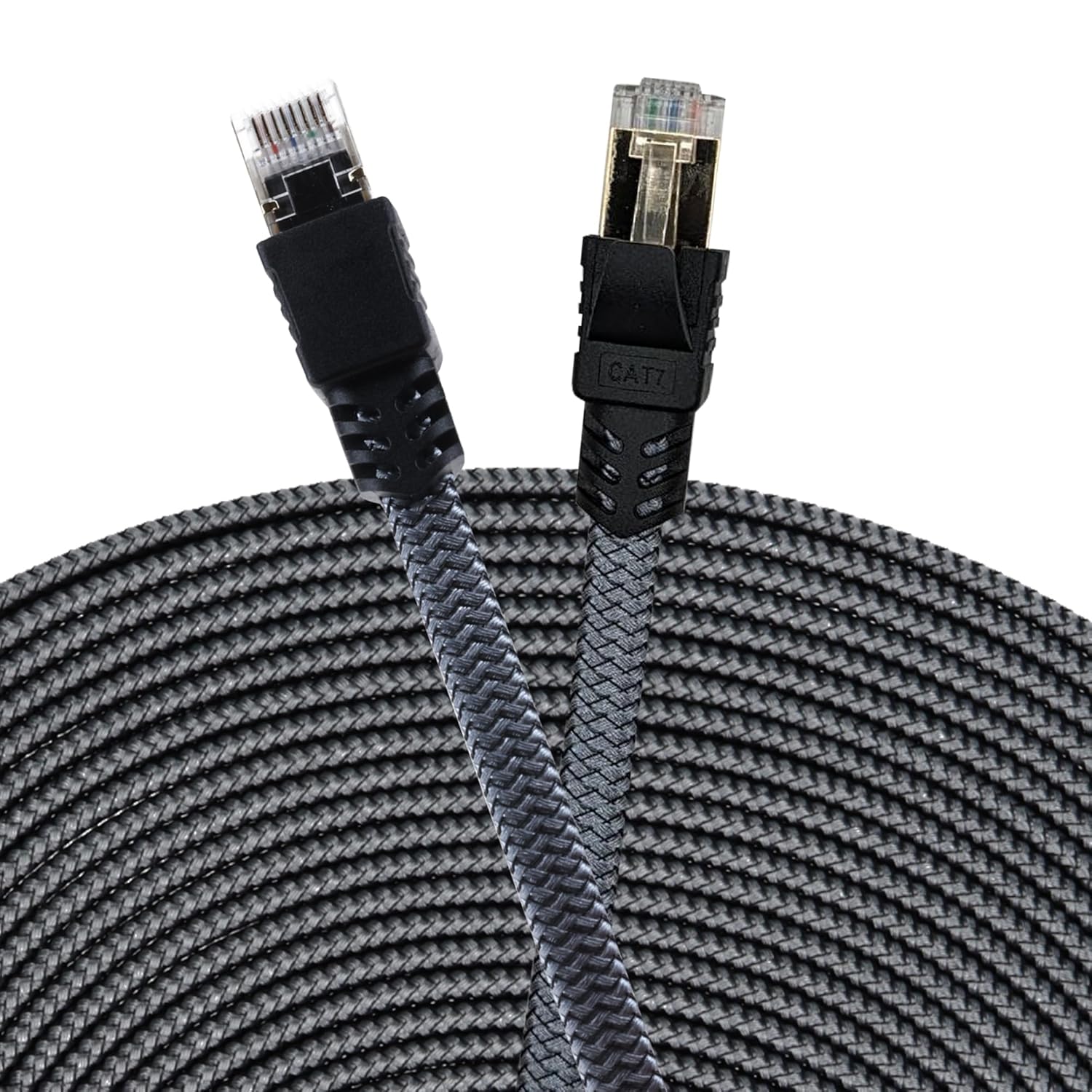 Cat.7 netwerkkabel 25m grijs 1 stuk Cat7 Ethernetkabel netwerk LAN-kabel onbewerkte kabel 10 Gb s SFTP PIMF LSZH set patchkabel met RJ45-connector Cat.6a Cat.7 netwerkkabel 25m grijs 1 stuk Cat7 Ethernetkabel netwerk LAN-kabel onbewerkte kabel 10 Gb s SFTP PIMF LSZH set patchkabel met RJ45-connector Cat.6a