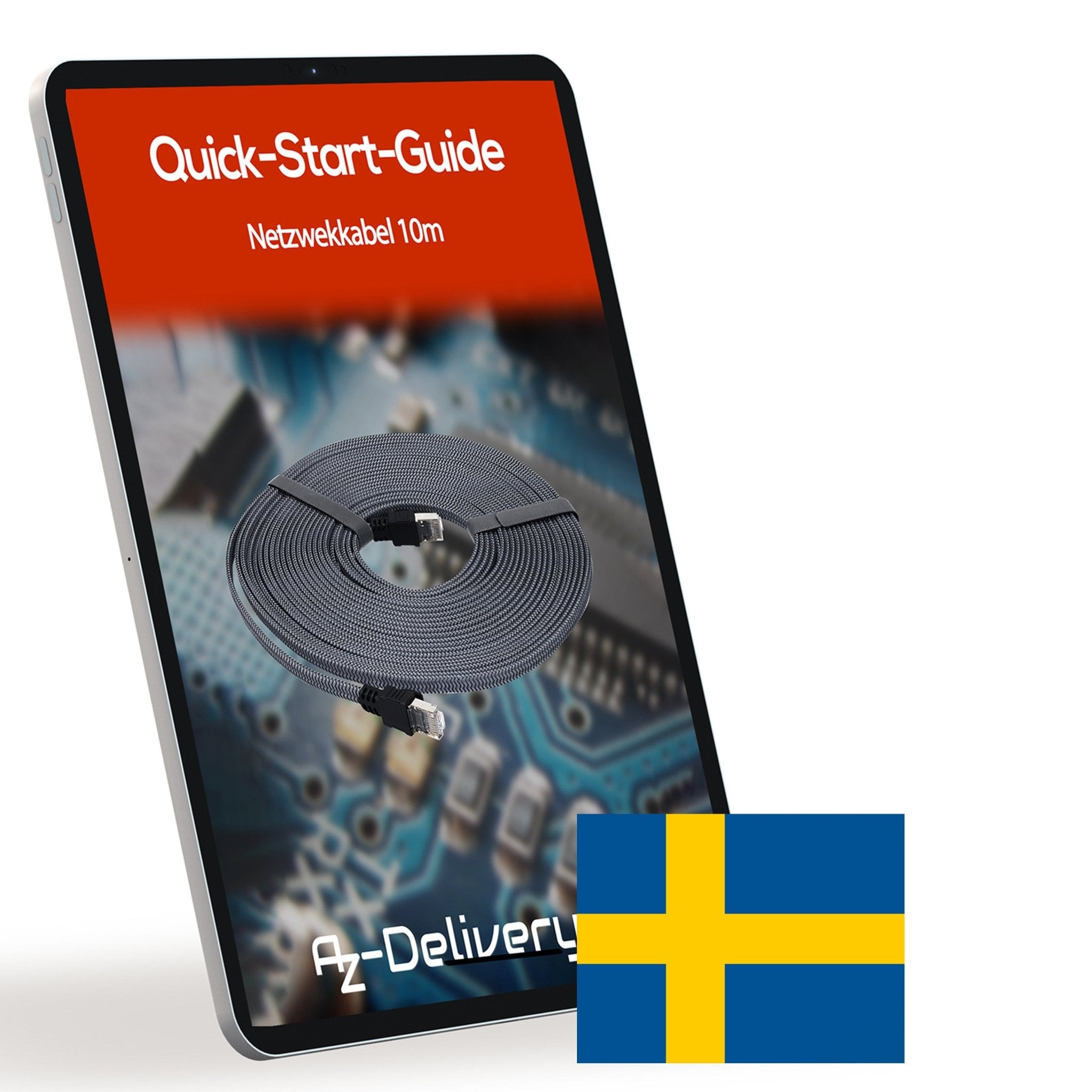 10m CAT7 Netzwerkkabel - Grau/Silber, Gigabit Ethernet LAN Kabel - 10000 Mbit/s - Highspeed Patchkabel Cat.7 Rohkabel S/FTP PIMF Schirmung - AZ - Delivery