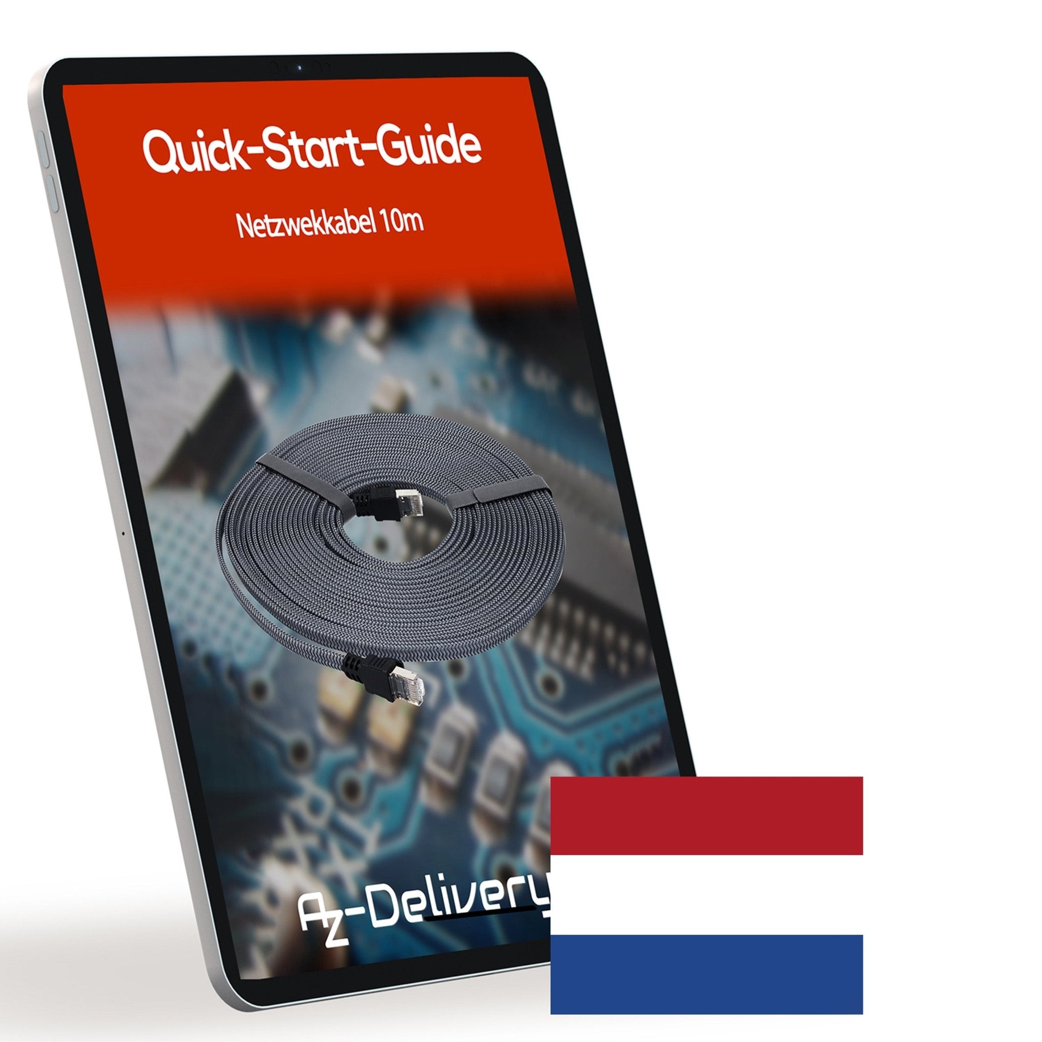 10m CAT7 Netzwerkkabel - Grau/Silber, Gigabit Ethernet LAN Kabel - 10000 Mbit/s - Highspeed Patchkabel Cat.7 Rohkabel S/FTP PIMF Schirmung - AZ - Delivery