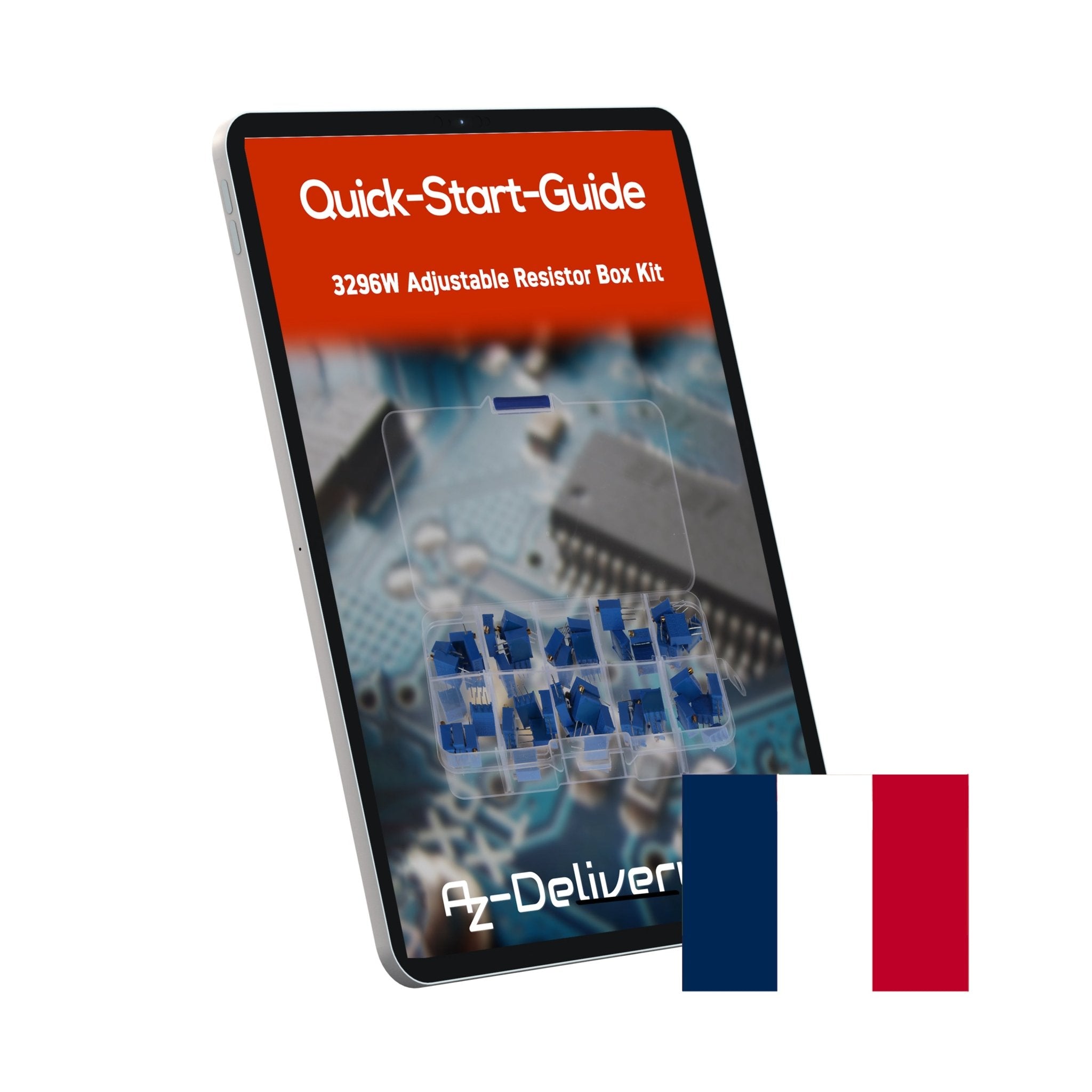 3296W Trimmer Potentiometer Set – 12 Werte, 60 Stück (500Ω bis 1MΩ) – Hochpräzise Lineare Potentiometer für Elektronikprojekte – Enthält 1K, 10K, 100K Ohm und mehr - AZ - Delivery