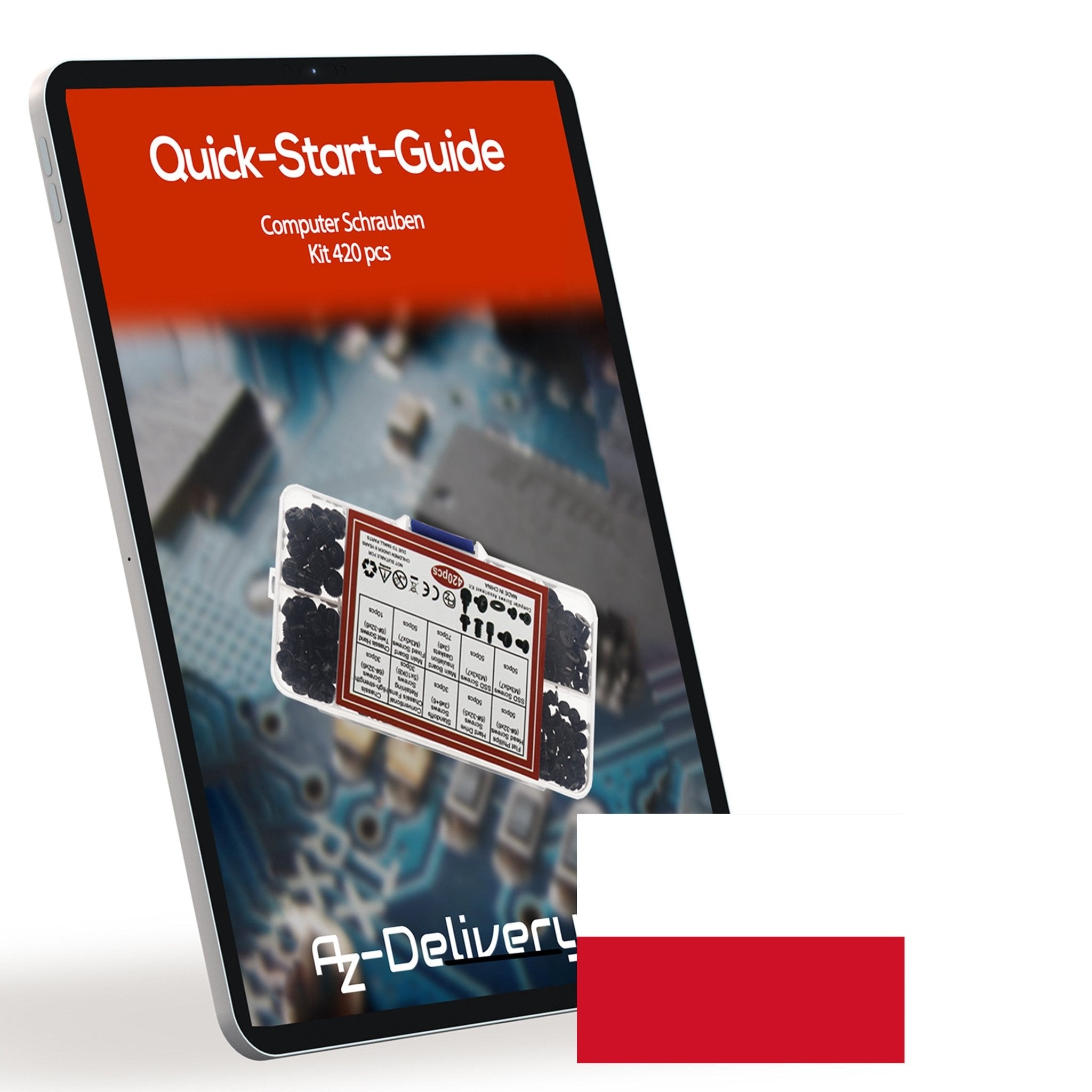 420 Stk PC Schrauben Set – Umfassendes Computer Schrauben Set - AZ - Delivery
