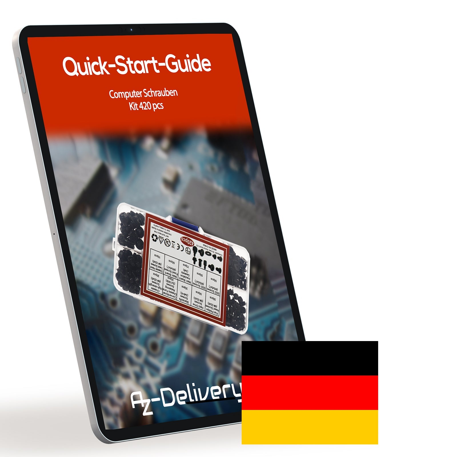 420 Stk PC Schrauben Set – Umfassendes Computer Schrauben Set - AZ - Delivery