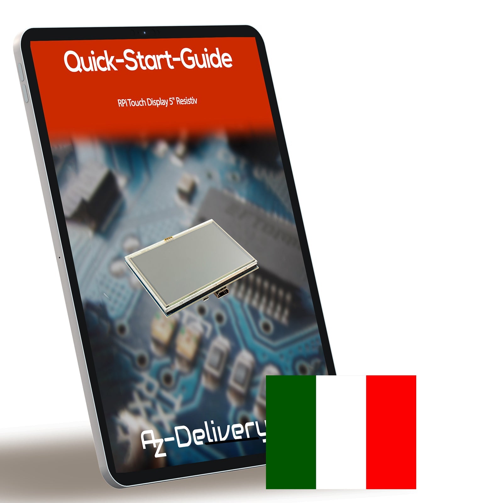 5 - Zoll TFT LCD Touchscreen HDMI Monitor kompatibel mit Raspberry Pi 4B, 3B+, 3B, 2B+, BB Black, Banana Pi, Jetson Nano, Windows 10/8/7 - 800x480 Auflösung Display - AZ - Delivery