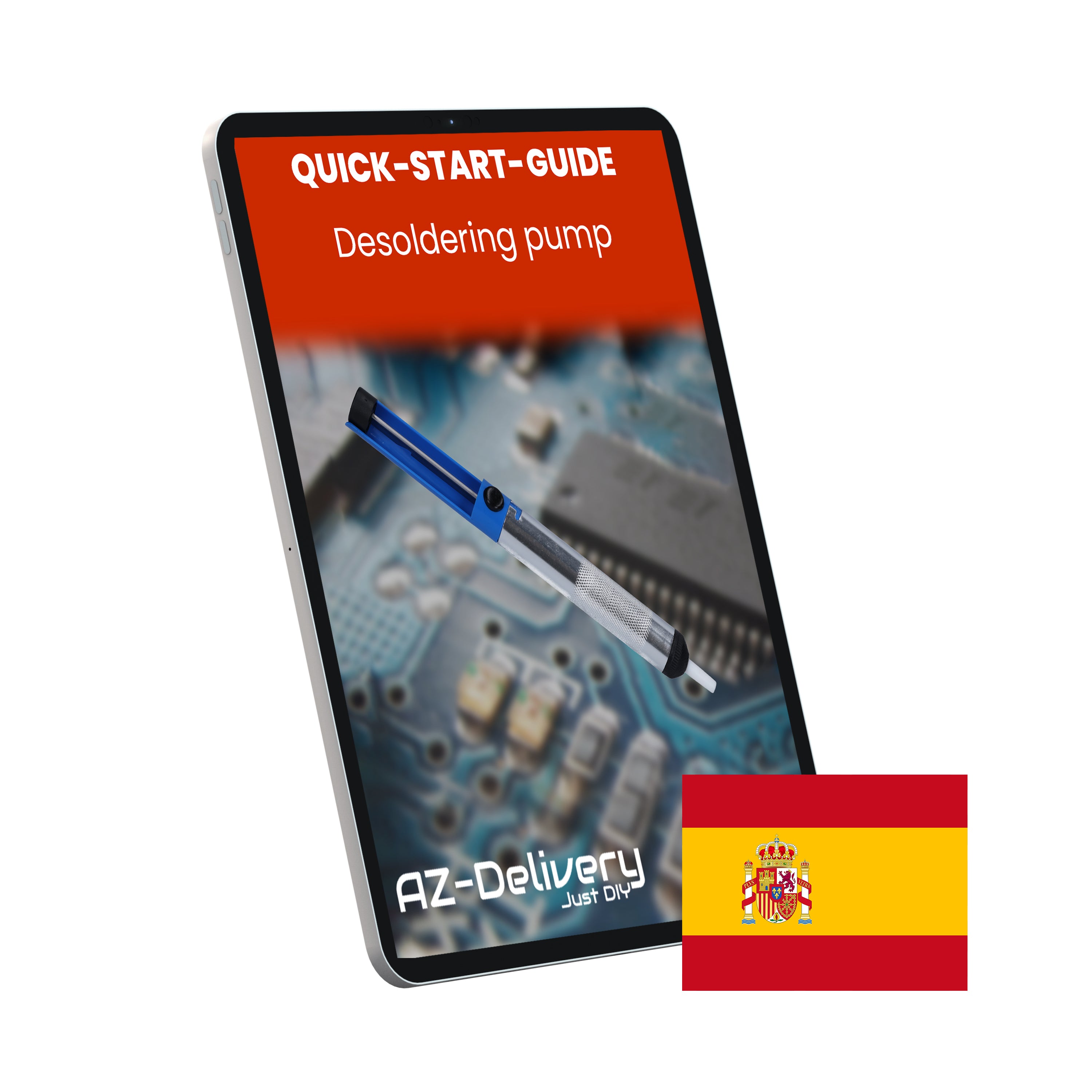 Entlötpumpe Lötpumpe Lötsauger Desoldering Pump – Lötzinn Entferner für Elektronik & Platinen – Manuelle Vakuum Entlötwerkzeug mit Hitzebeständiger Düse – Lötzubehör für Reparaturen & DIY