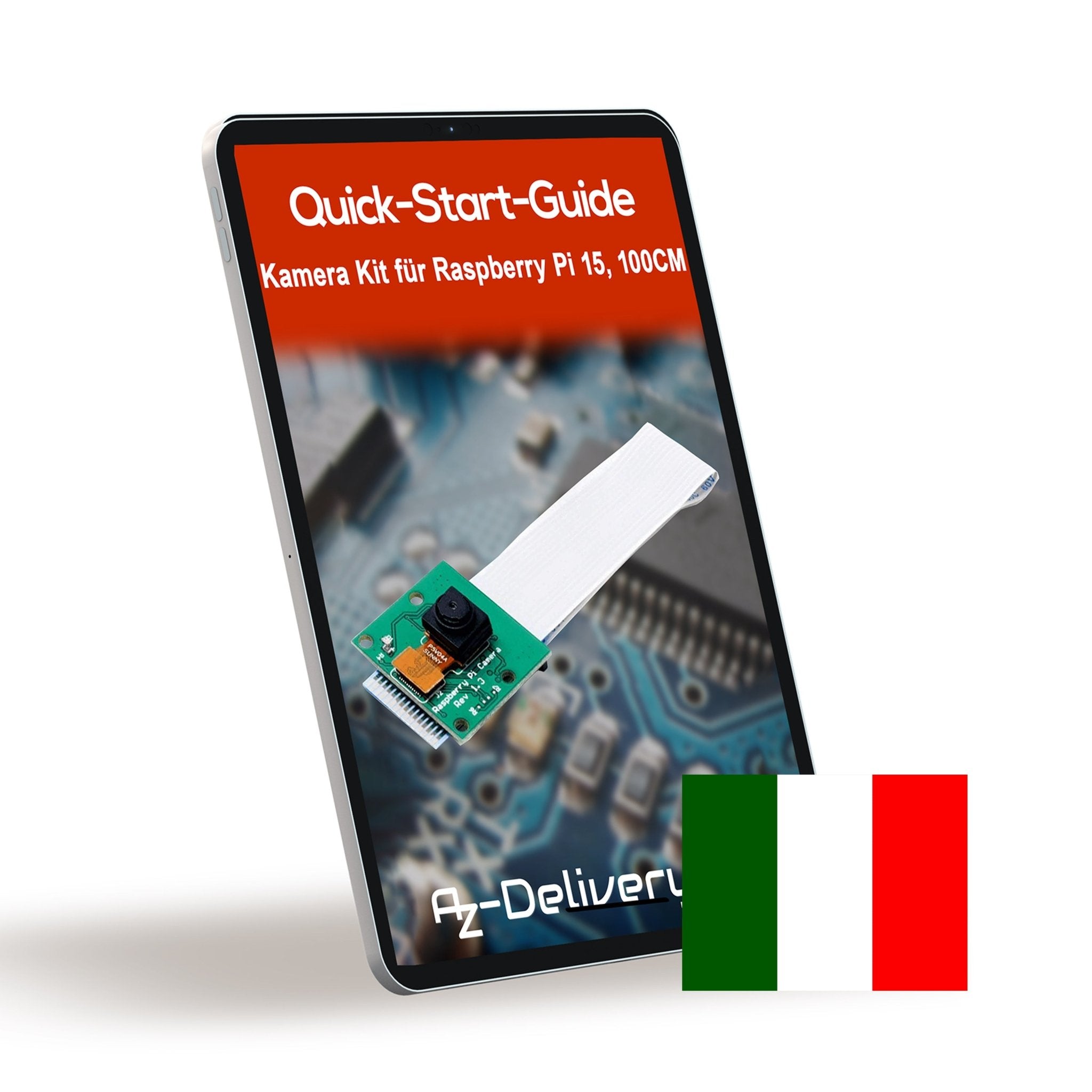 AZDelivery Kamera mit 15cm Flexkabel und 100cm Flexkabel für Raspberry Pi inklusive E - Book! - AZ - Delivery
