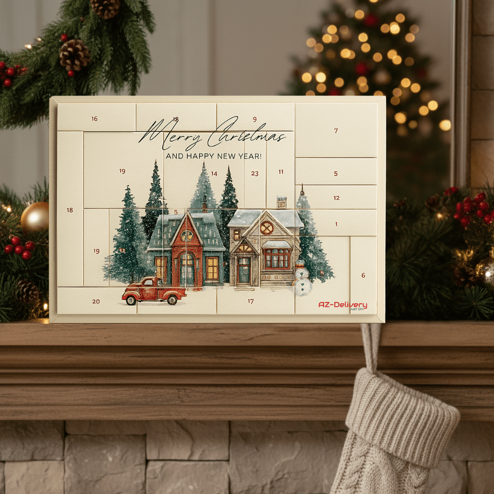 Der Ultimative AZ - Delivery Mikroelektronik - Adventskalender – wahlweise mit Projekten & Anleitungen - AZ - Delivery