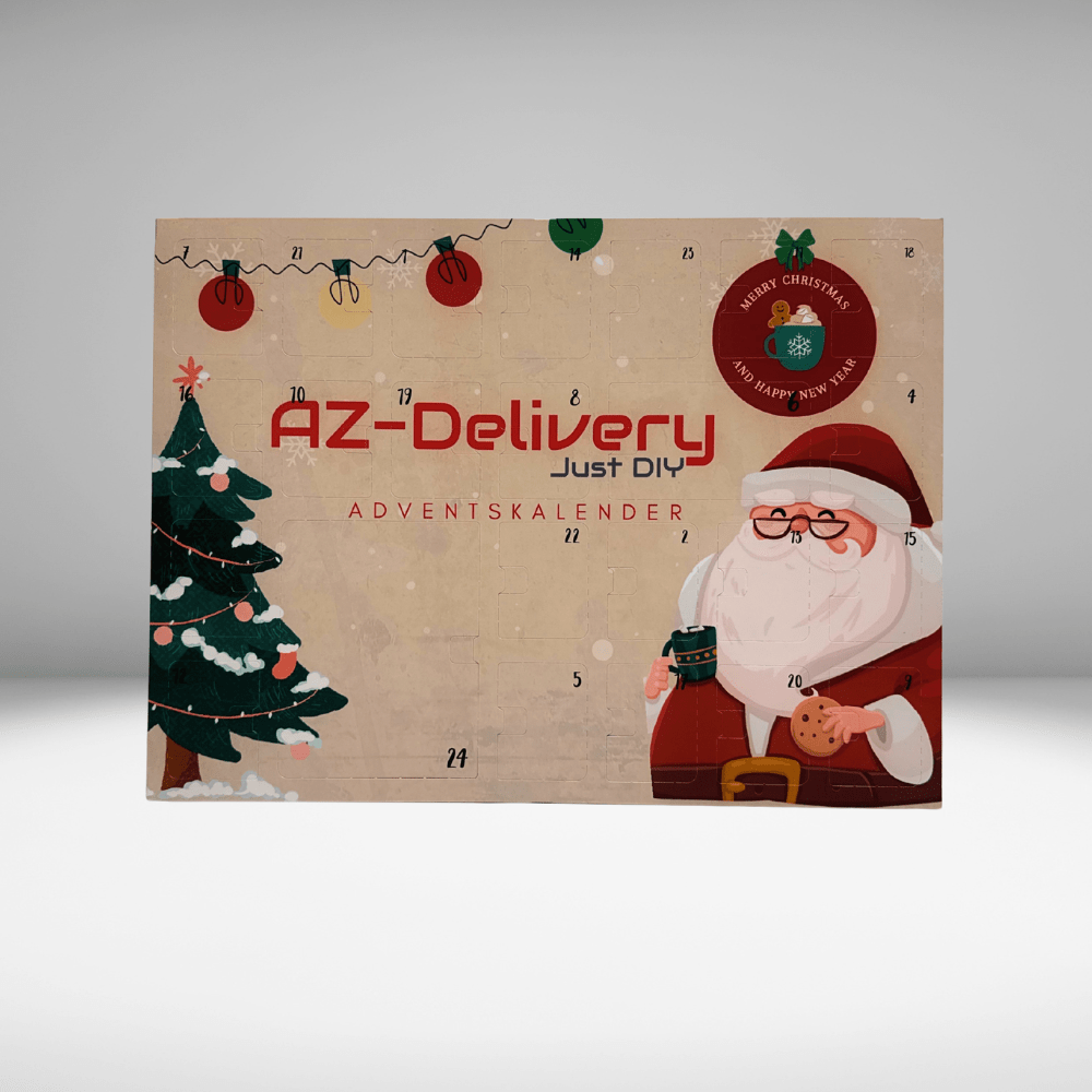 Der Ultimative AZ - Delivery Mikroelektronik - Adventskalender – wahlweise mit Projekten & Anleitungen - AZ - Delivery
