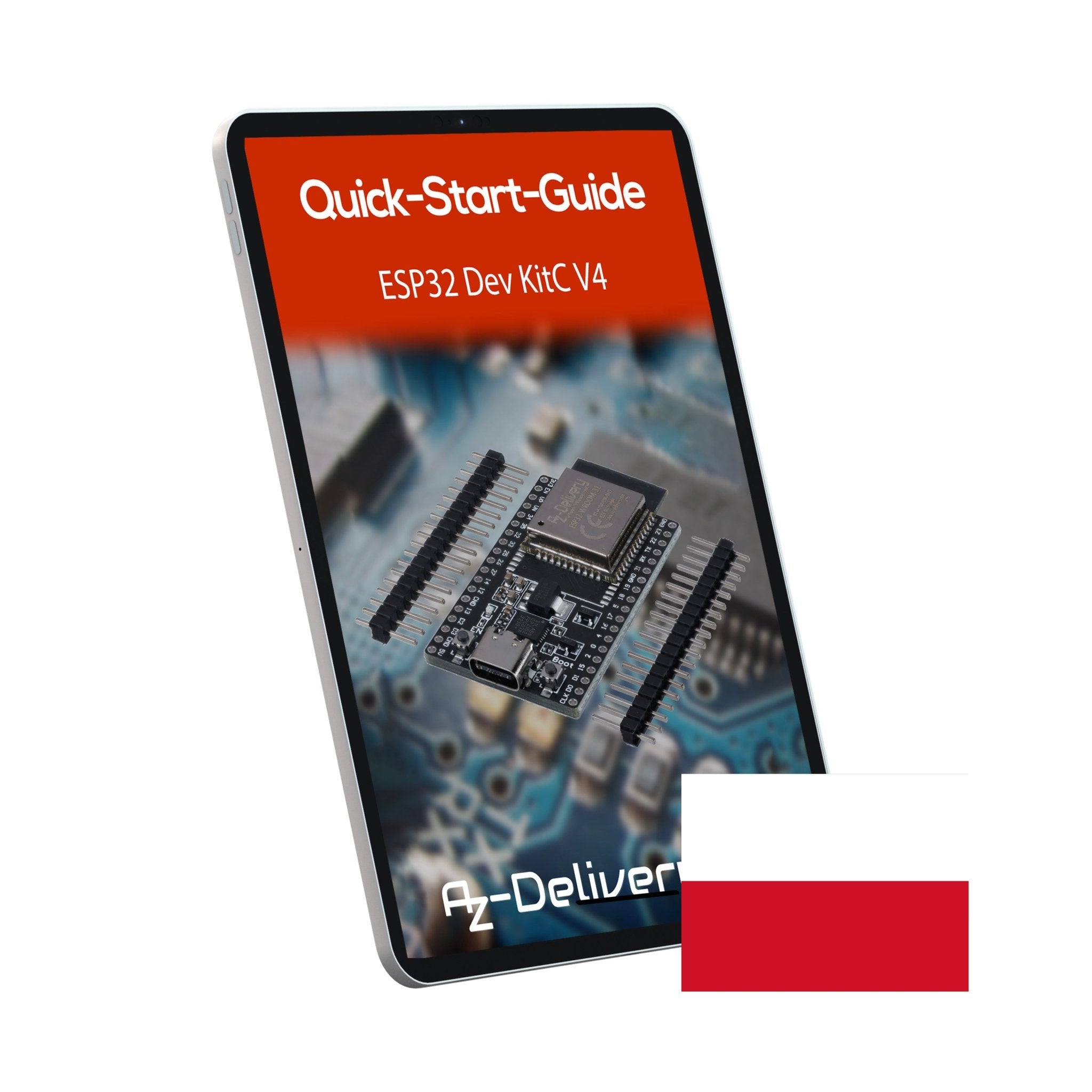 ESP32 Board Dev Kit C V4 NodeMCU WLAN WiFi Development Board unverlötet - AZ - Delivery