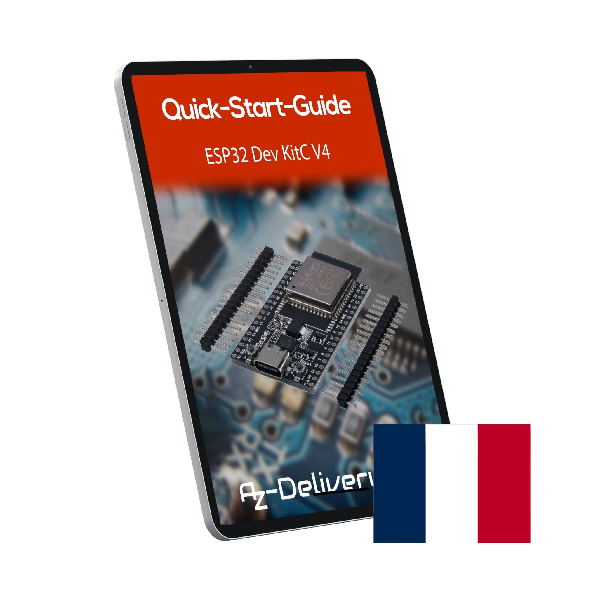 ESP32 Board Dev Kit C V4 NodeMCU WLAN WiFi Development Board unverlötet - AZ - Delivery