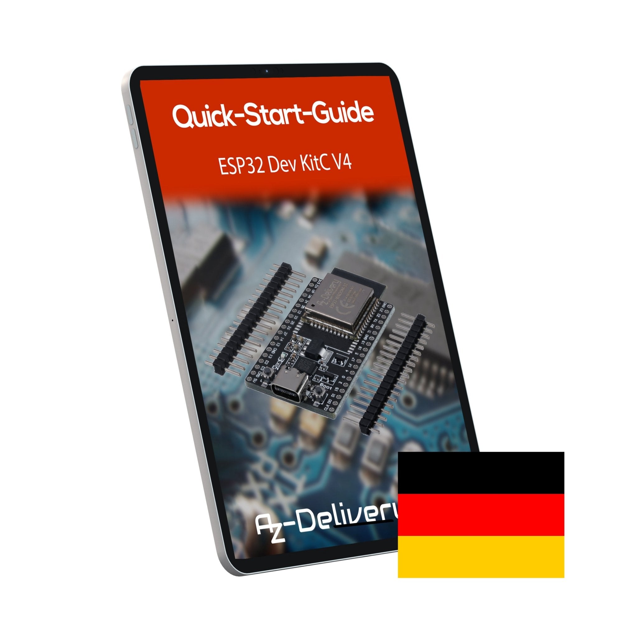 ESP32 Board Dev Kit C V4 NodeMCU WLAN WiFi Development Board unverlötet - AZ - Delivery