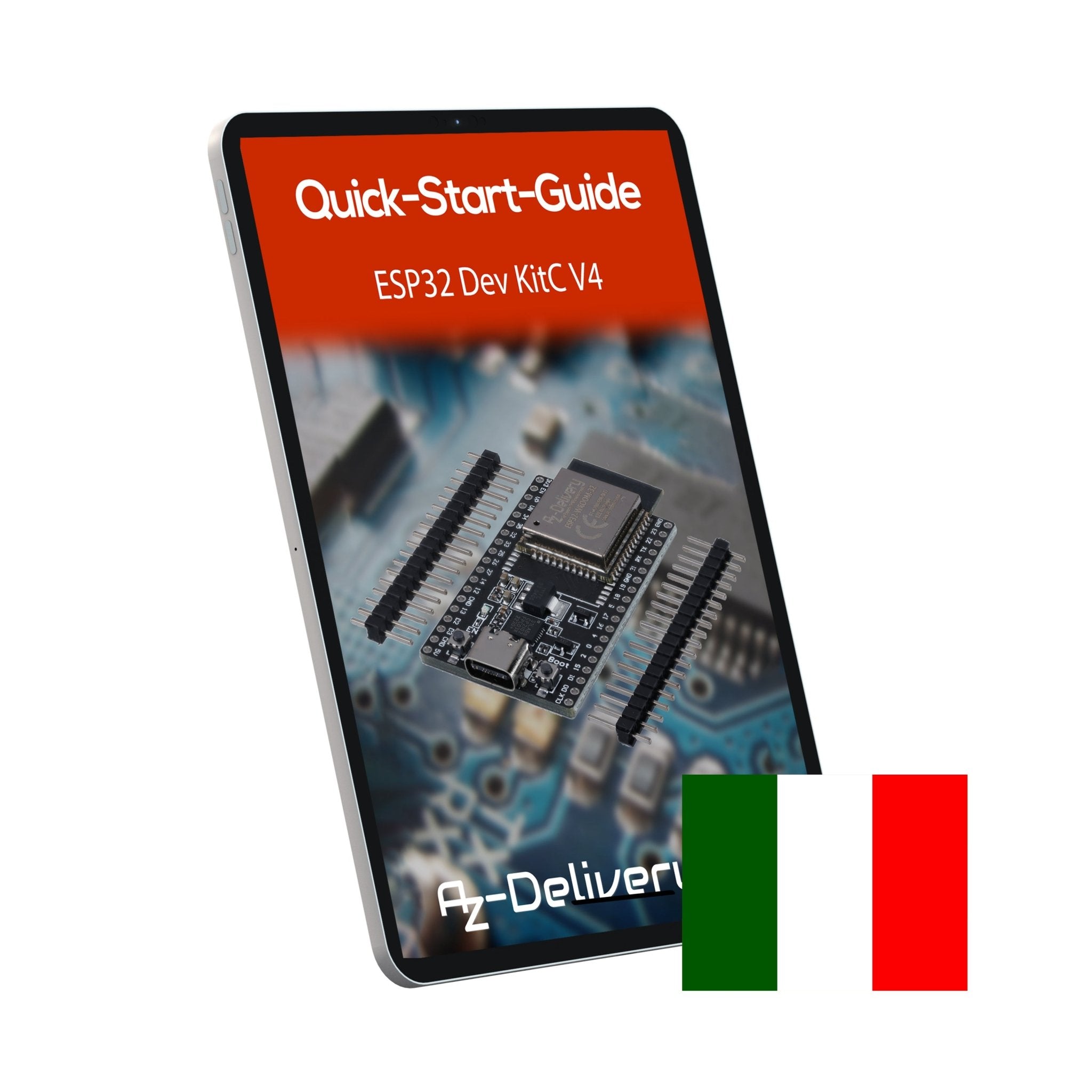 ESP32 Board Dev Kit C V4 NodeMCU WLAN WiFi Development Board unverlötet - AZ - Delivery