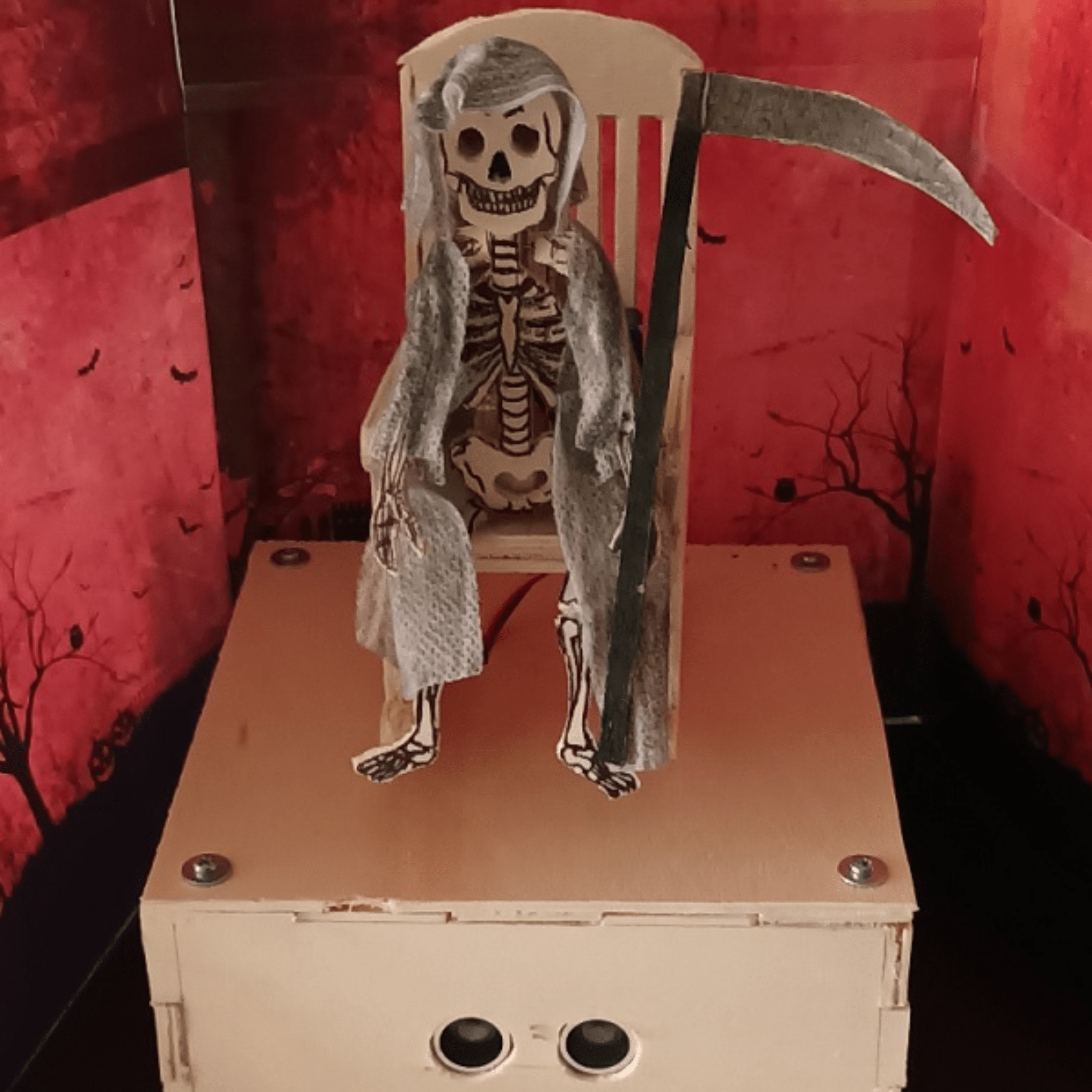 Halloween - Projekt: Das interaktive Skelett mit Bewegung, Licht und Soundeffekten - AZ - Delivery