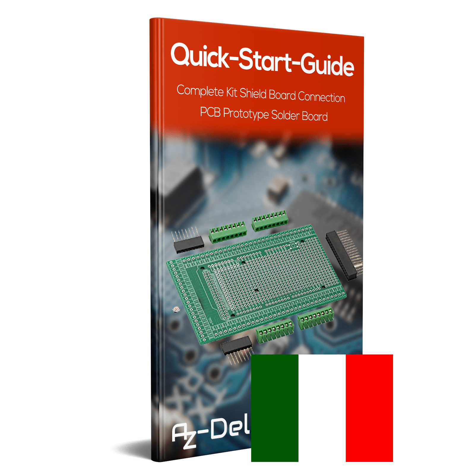 Komplettes PCB Shield Board Kit für PCB Prototyping kompatibel mit Mega 2560 R3 - AZ - Delivery