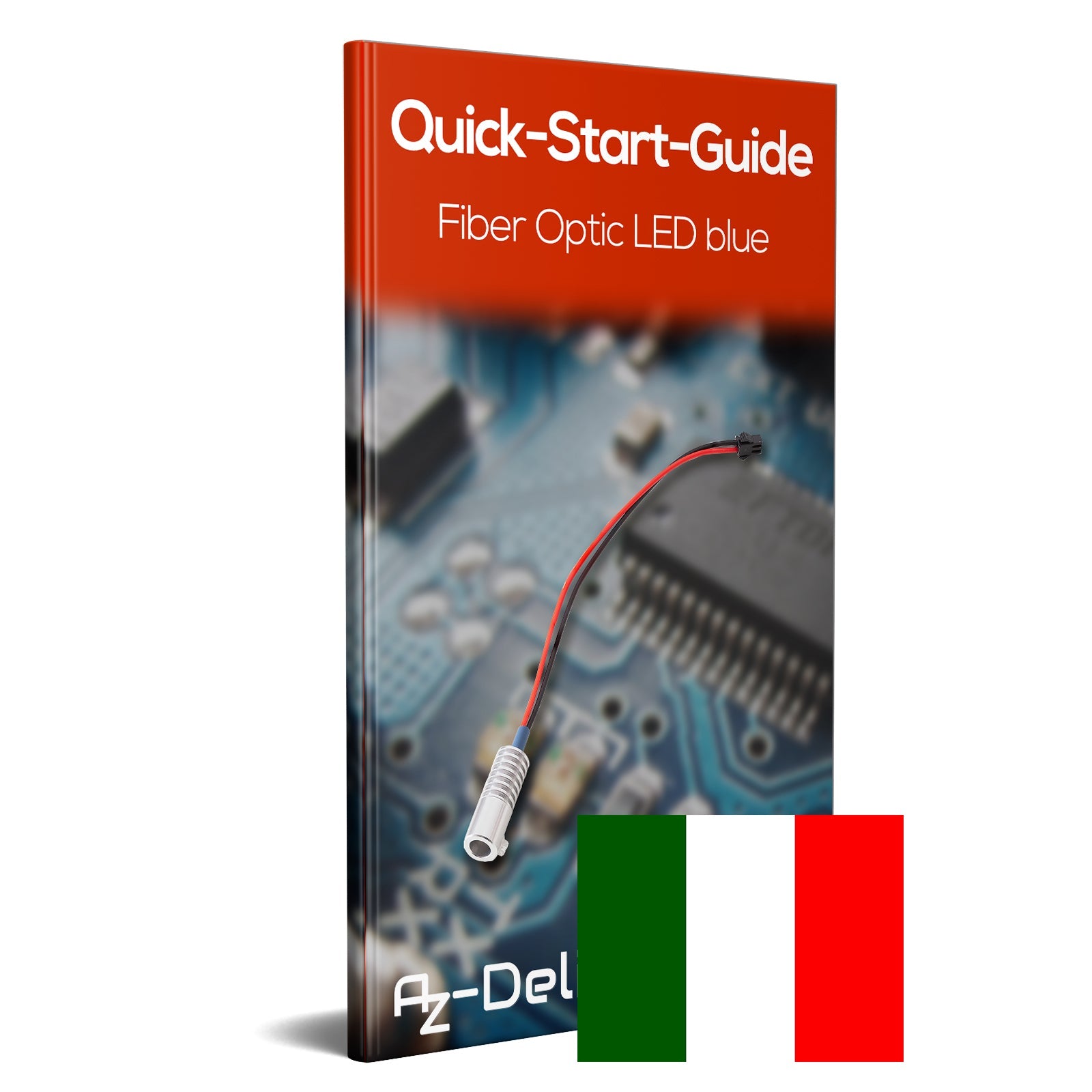 LED Ambientebeleuchtung 1,8 W DC 12V Innenraumbeleuchtung mit optischer Faser für DIY Raum Beleuchtung und DIY Projekte Blau - AZ - Delivery