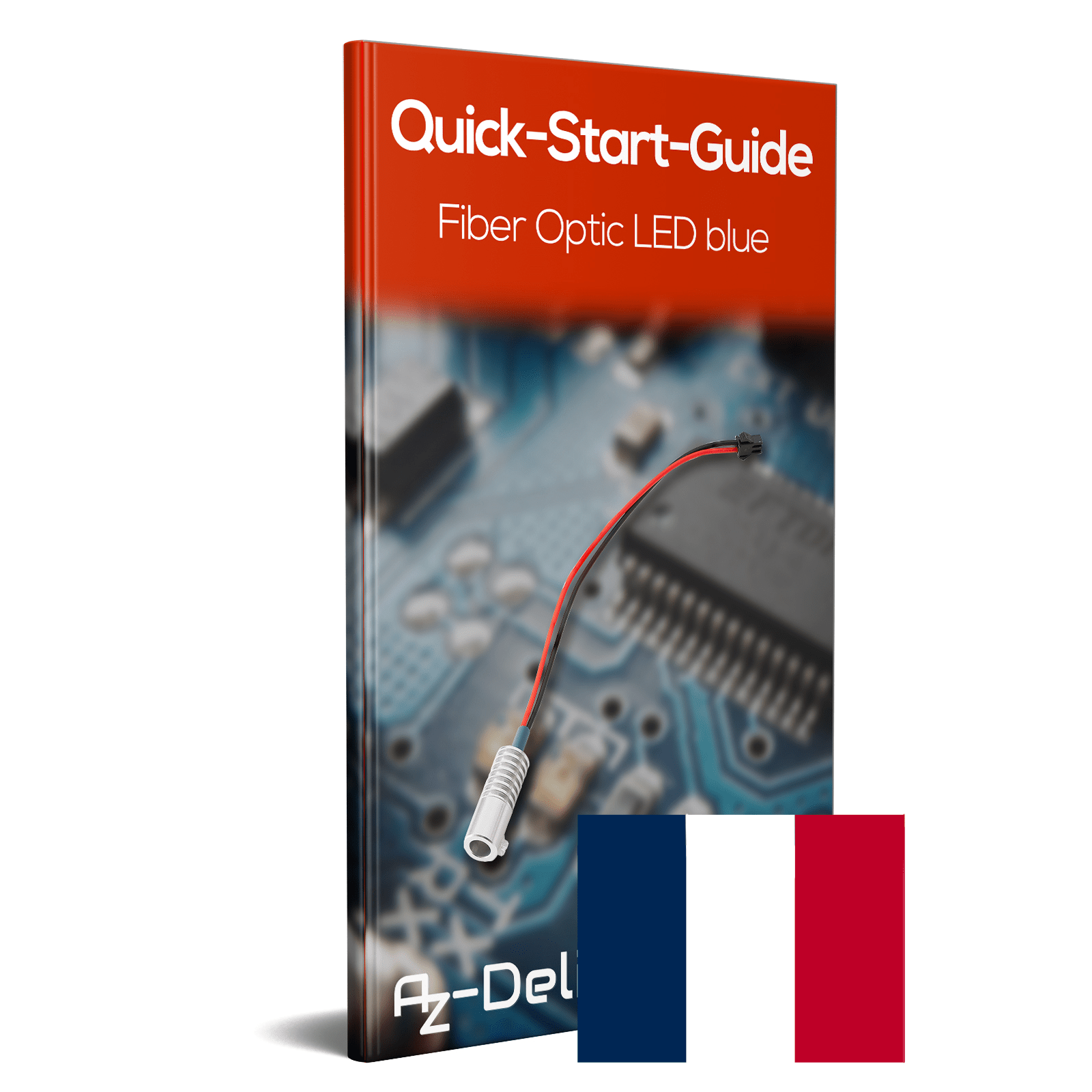 LED Ambientebeleuchtung 1,8 W DC 12V Innenraumbeleuchtung mit optischer Faser für DIY Raum Beleuchtung und DIY Projekte Blau - AZ - Delivery