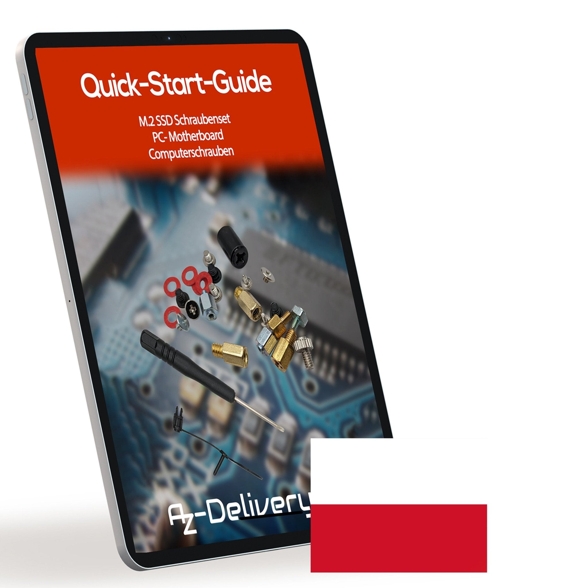 M.2 SSD Montage Schraubenset NVMe M.2 Schrauben für PC Motherboards - AZ - Delivery