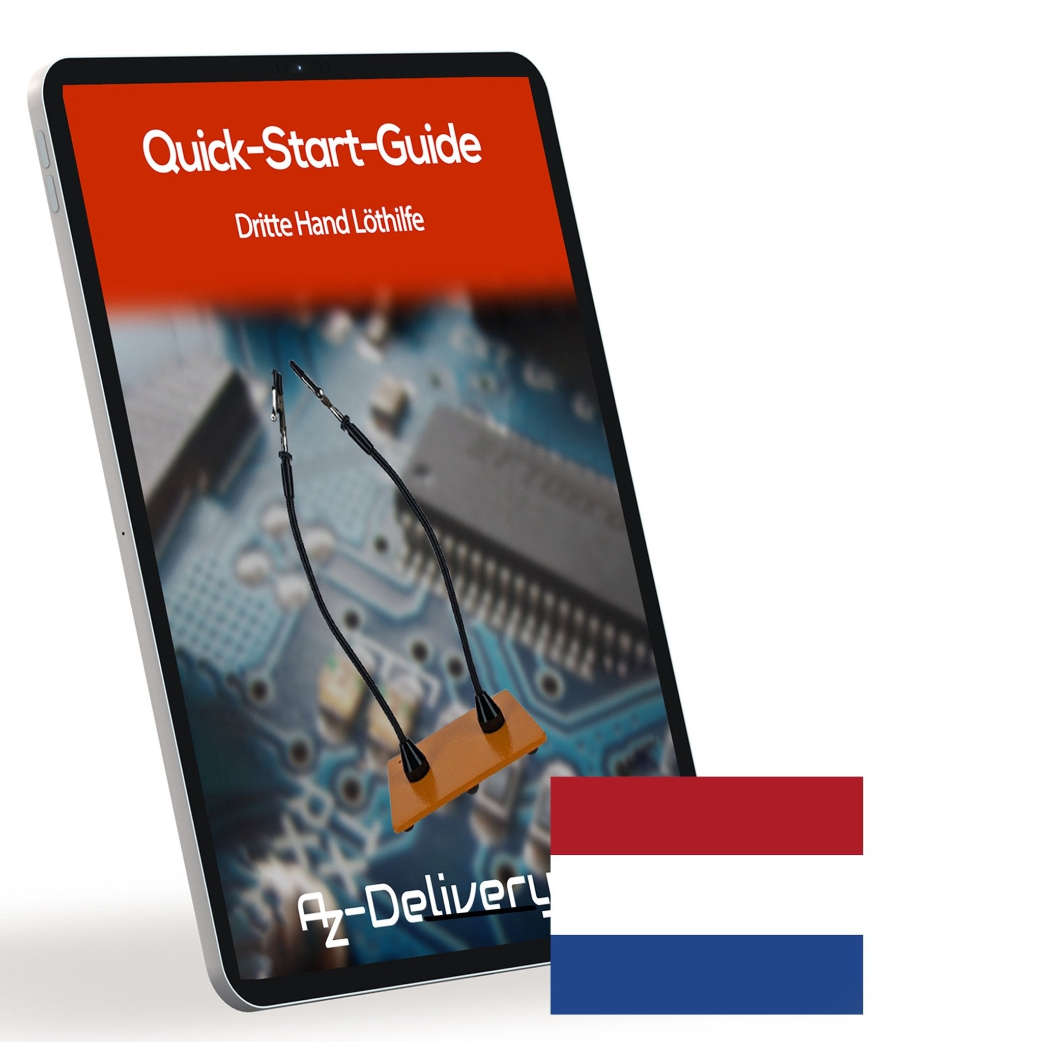 Magnetische Dritte Hand Lötstation – Professionelle Löthilfe mit 2 Verstellbaren Helfenden Armen - AZ - Delivery