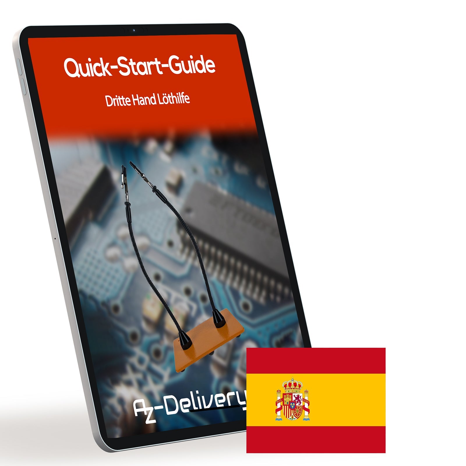 Magnetische Dritte Hand Lötstation – Professionelle Löthilfe mit 2 Verstellbaren Helfenden Armen - AZ - Delivery