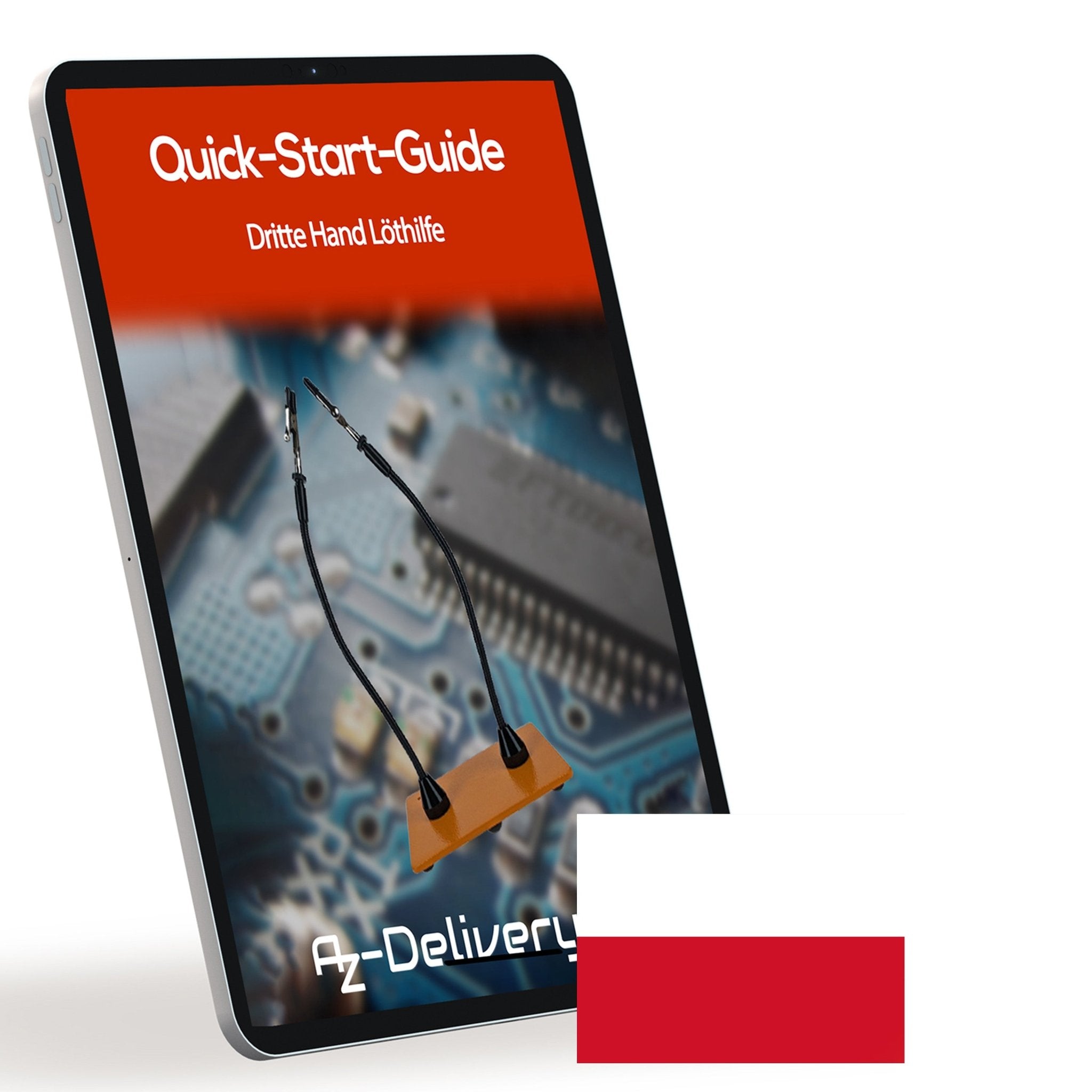 Magnetische Dritte Hand Lötstation – Professionelle Löthilfe mit 2 Verstellbaren Helfenden Armen - AZ - Delivery