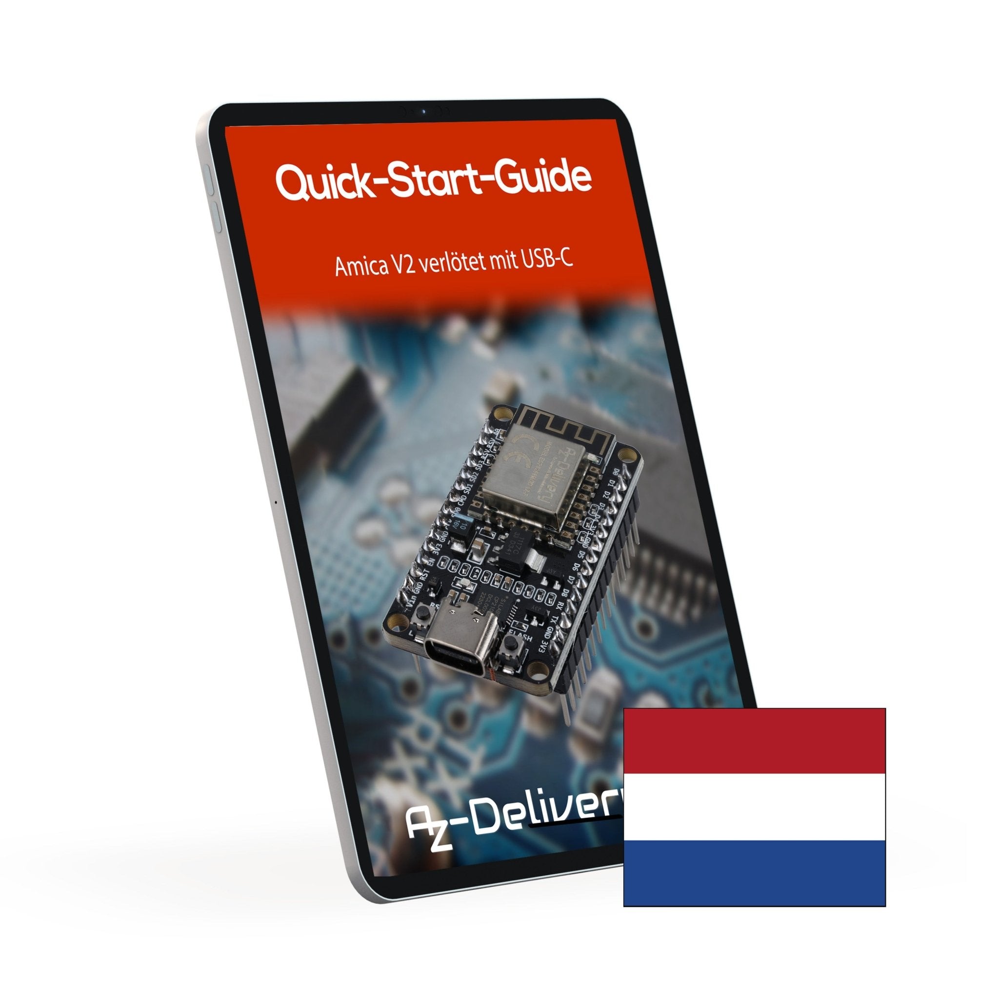 NodeMCU Amica Modul V2 ESP8266 ESP - 12F WiFi mit USB - C Anschluss - Node MCU ESP 8266 WiFi Development Board mit CP2102 - AZ - Delivery