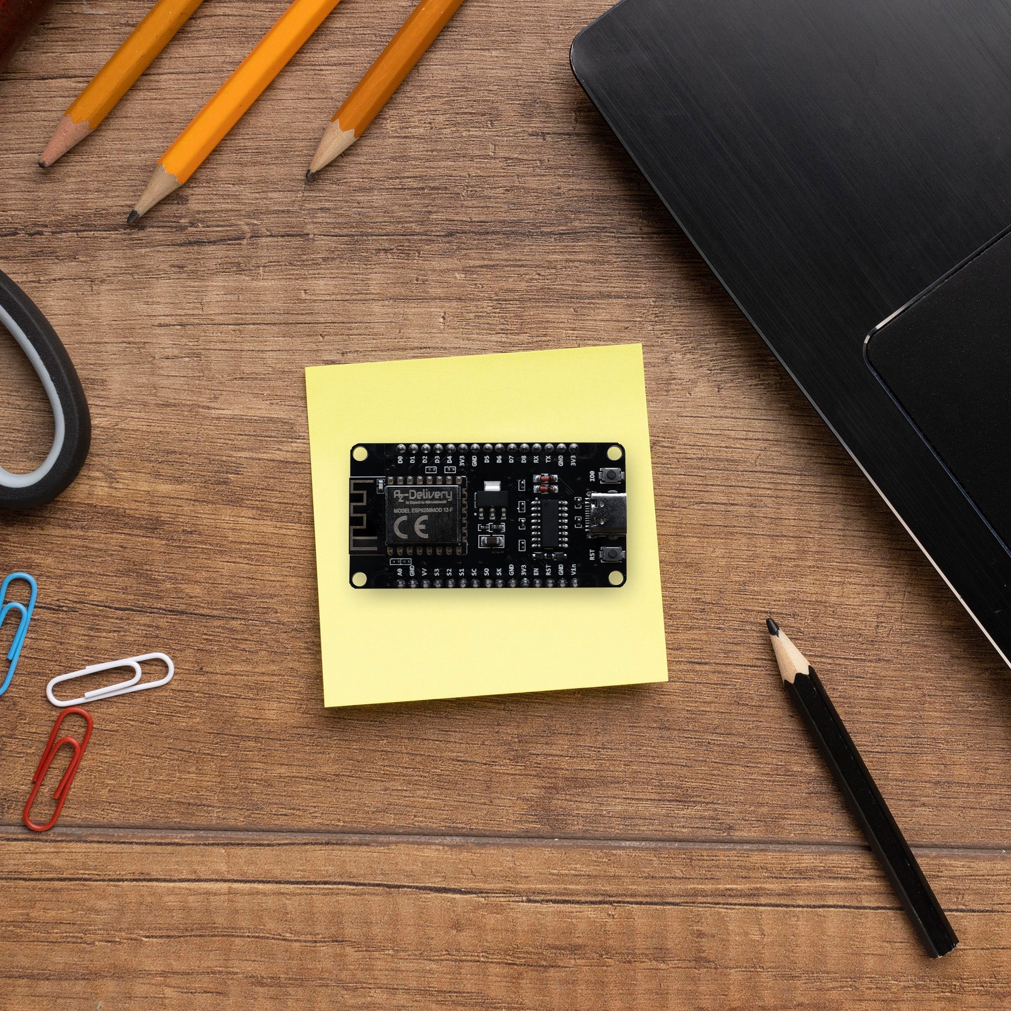 NodeMCU Lolin V3 Module ESP8266 ESP - 12F WiFi mit USB - C Anschluss WiFi Development Board mit CH340 kompatibel mit Arduino - AZ - Delivery