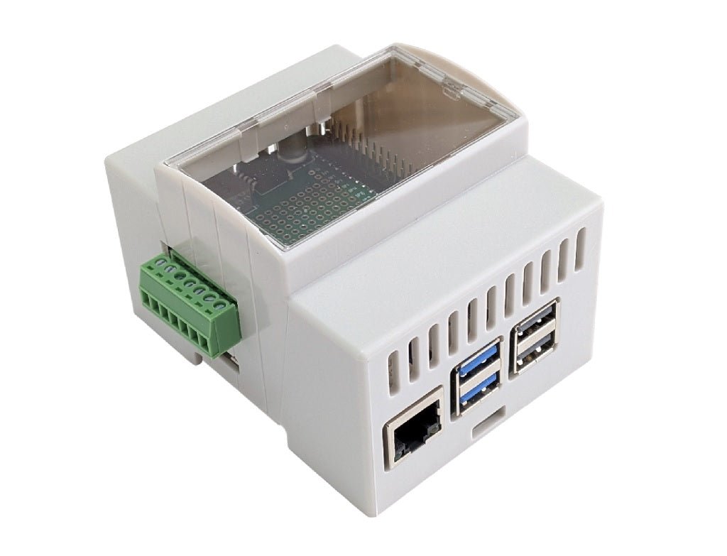 RasPiBox Lite - Kompaktes Raspberry Pi Hutschienen Montage Set - AZ - Delivery