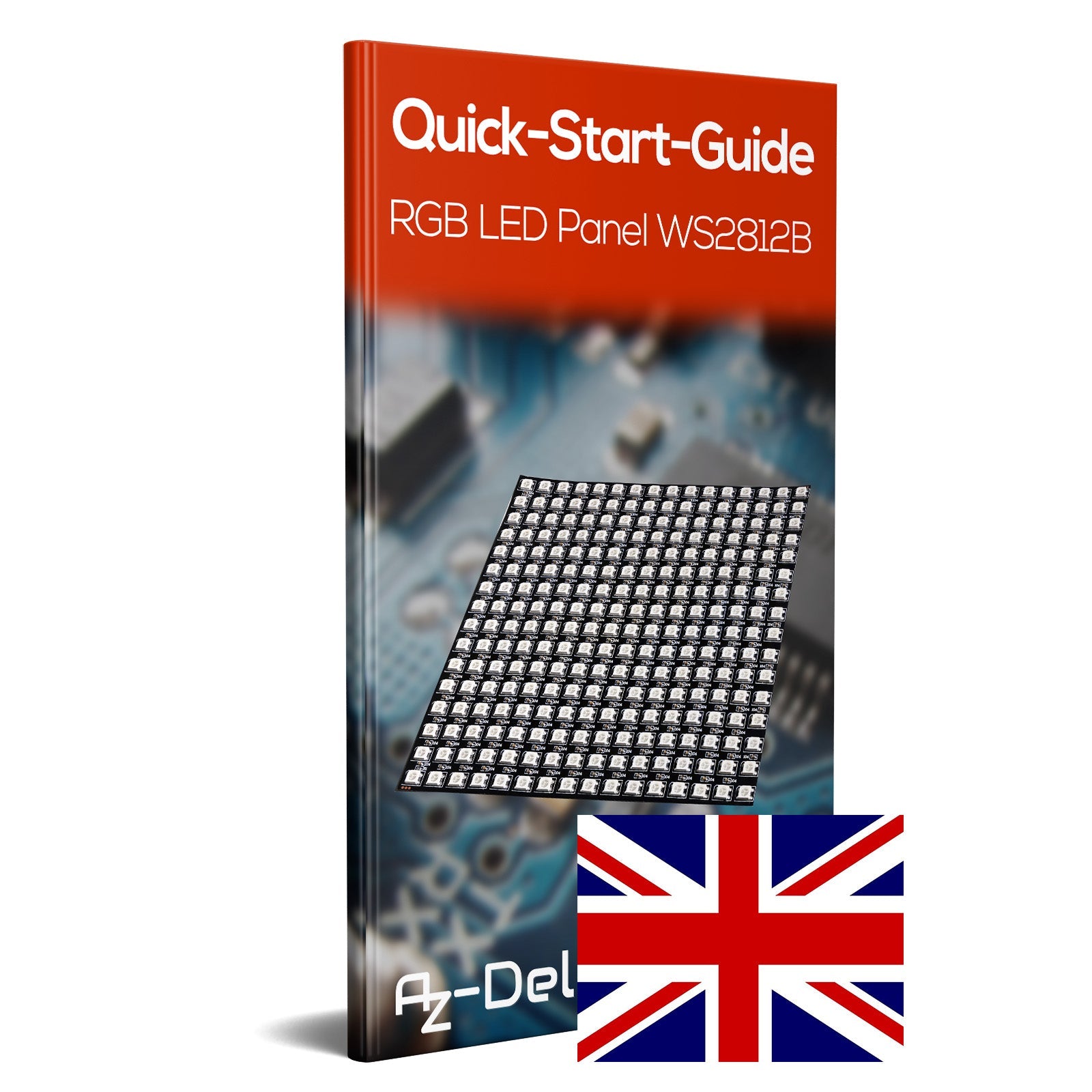 RGB LED Panel WS2812B 16x16 256 LEDs Flexibel Led Matrix IC Einzeladressierbare Vollfarbfunktionen mit DC5V Kompatibel mit Raspberry Pi - AZ - Delivery