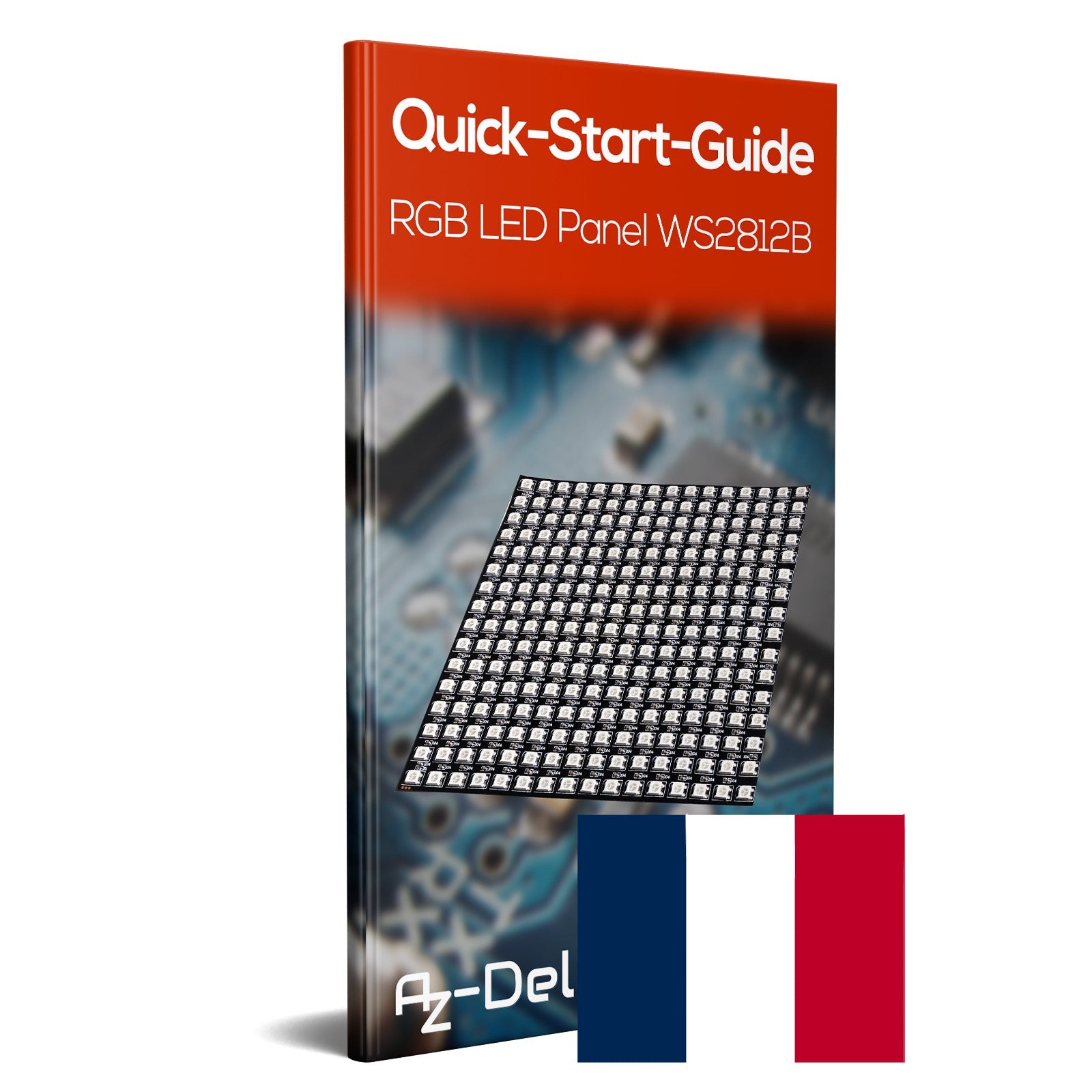 RGB LED Panel WS2812B 16x16 256 LEDs Flexibel Led Matrix IC Einzeladressierbare Vollfarbfunktionen mit DC5V Kompatibel mit Raspberry Pi - AZ - Delivery