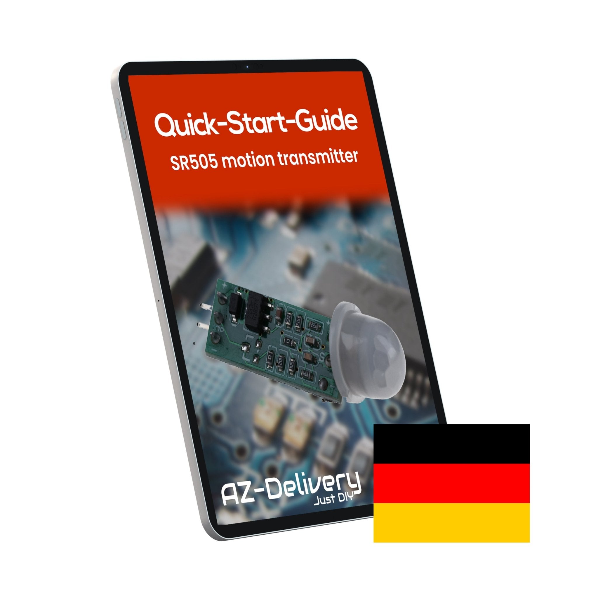 SR505 Mini PIR Bewegungssensor 4,5–20V – Infrarot IR Sensor Modul für Arduino, 100° Erfassung, 4m Reichweite, kompakter Bewegungsmelder, HC - SR501 Alternative - AZ - Delivery