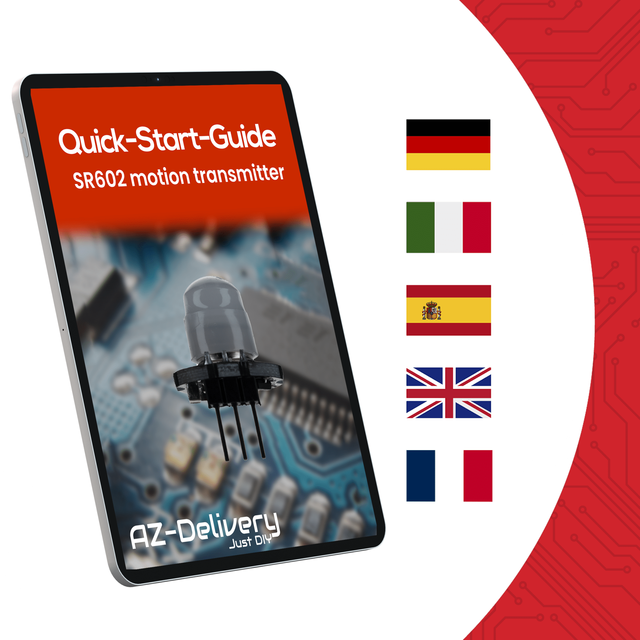 SR602 Mini PIR Bewegungssensor 3,3–15V – Infrarot IR Sensor Modul für Arduino, 100° Erfassung, 5m Reichweite, Mini Bewegungssensor für Raspberry Pi, HC - SR501 Alternative - AZ - Delivery