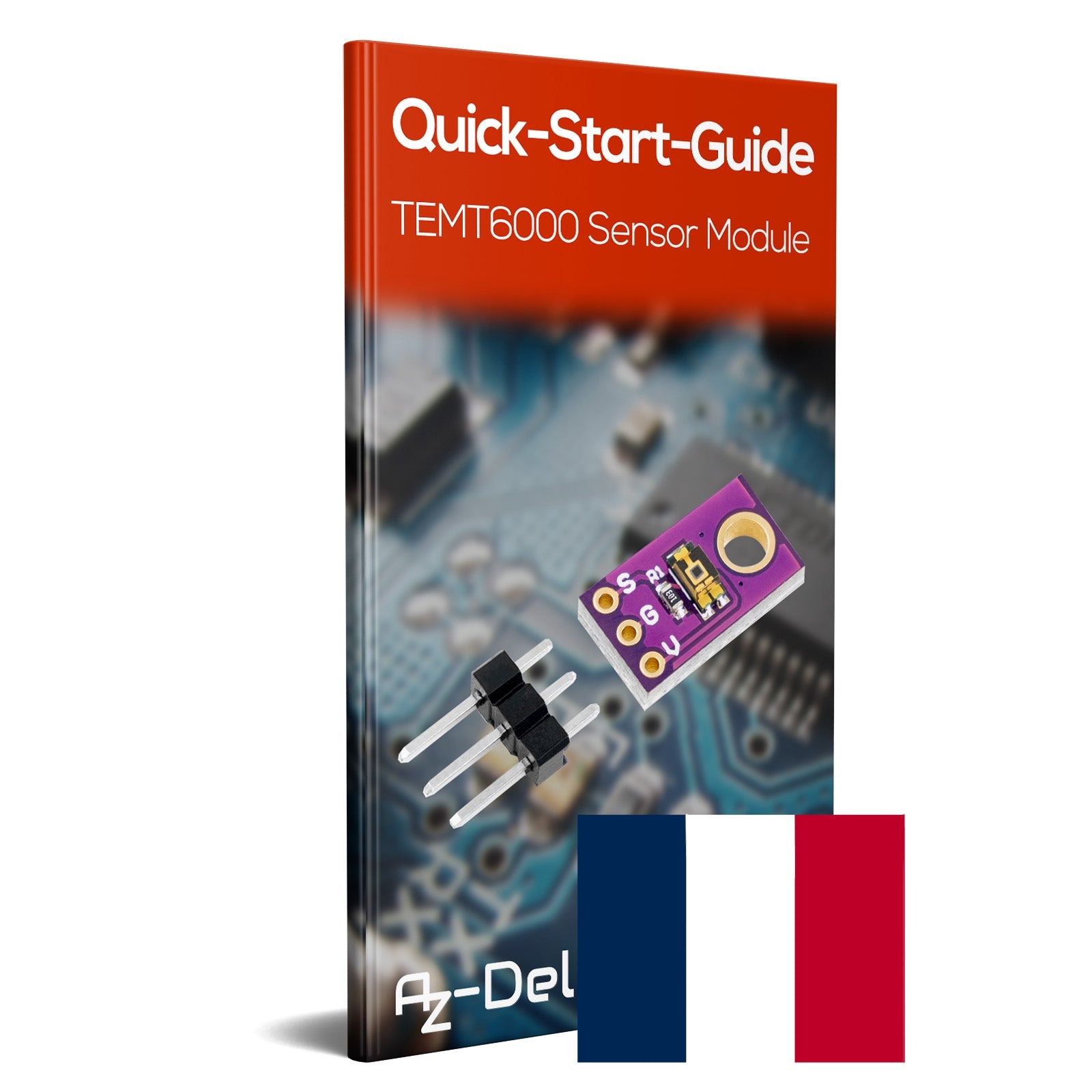 TEMT6000 Analoges Umgebungslicht - Sensormodul, Lichtsensor für Umgebungslicht mit gutem linearen Ausgang - AZ - Delivery