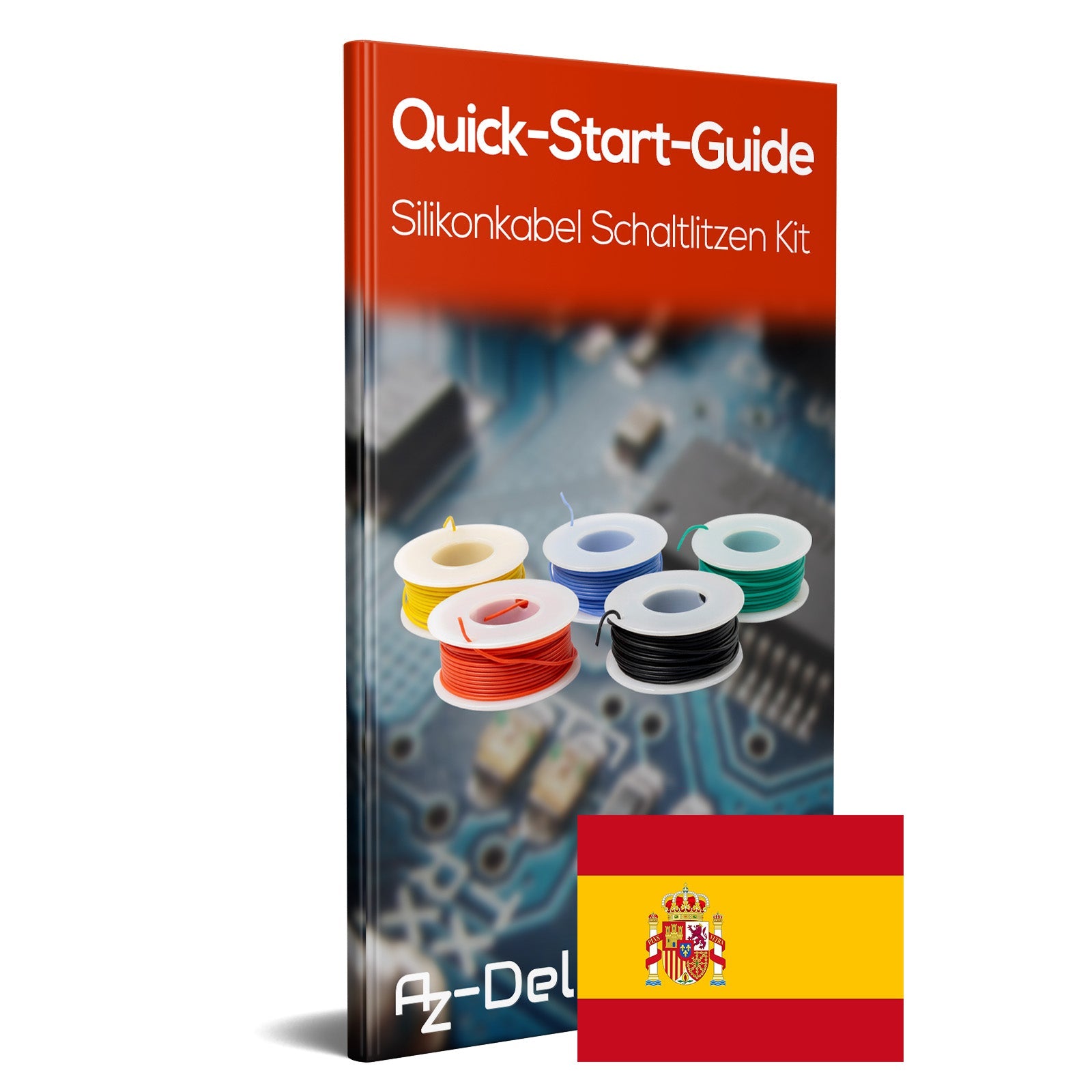 Ultraflexibles verzinntes Silikonkabel Schaltlitzen Kit temperaturbeständig aus Kupferdraht als Jumper oder zum Verseilen oder Verbinden - AZ - Delivery