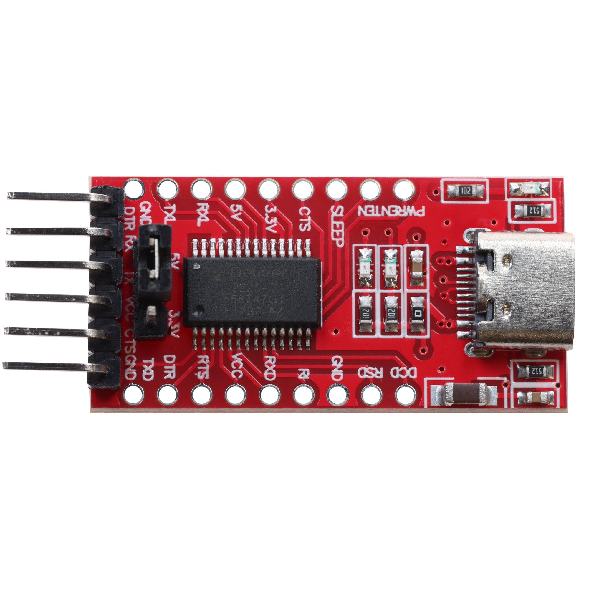 USB - C zu TTL Serial Adapter für 3,3V und 5V kompatibel mit FT232RL - AZ - Delivery