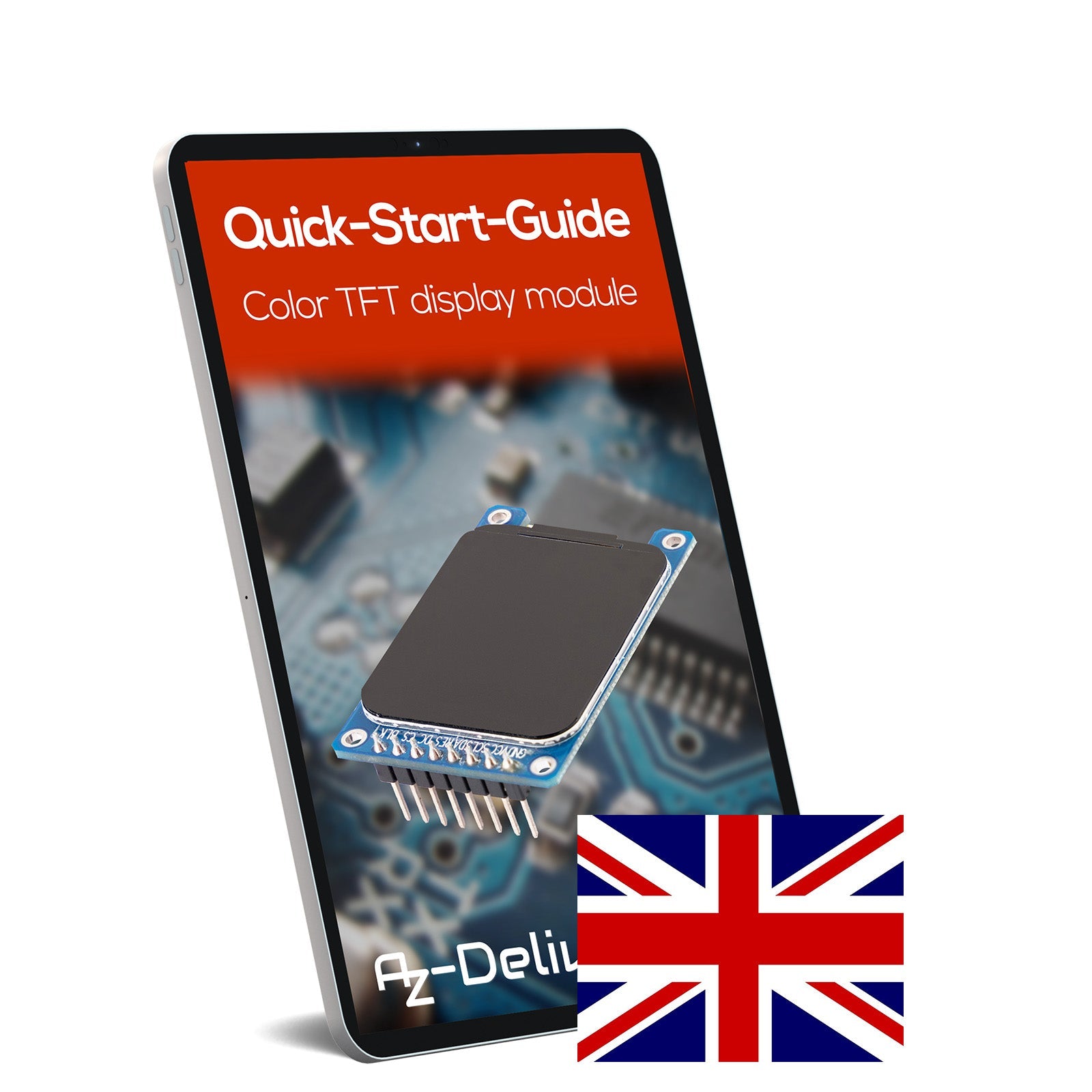 1,69-Zoll-TFT-Display mit 240 x 280 Auflösung, ST7789V2-Treiber - abgerundete Ecken und SPI-Schnittstelle - AZ-Delivery