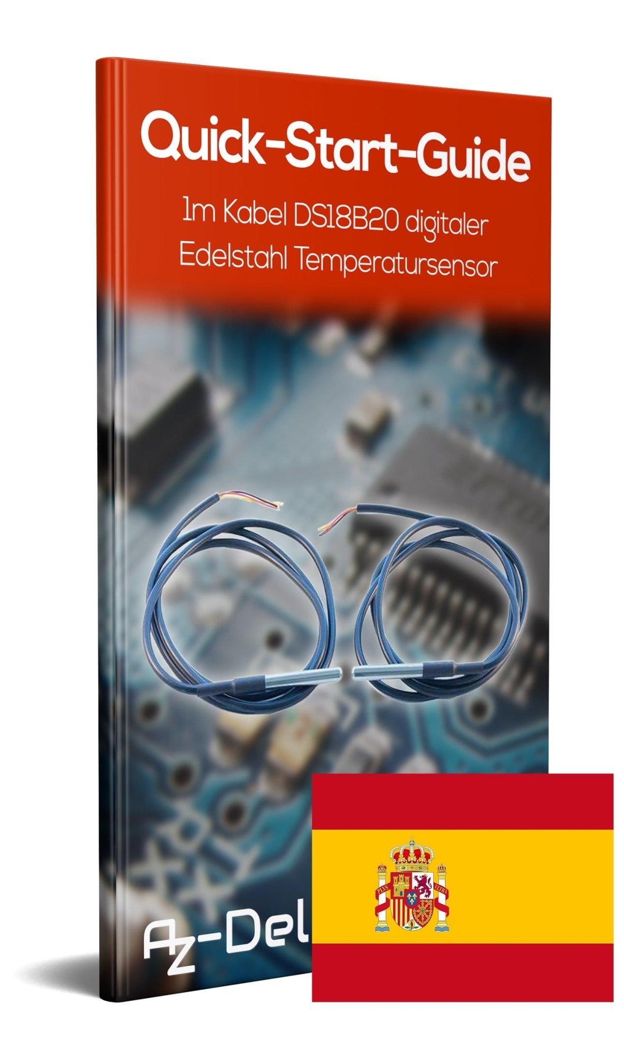 1M cable DS18B20 Digital stainless steel waterproof temperature sensor for Raspberry Pi