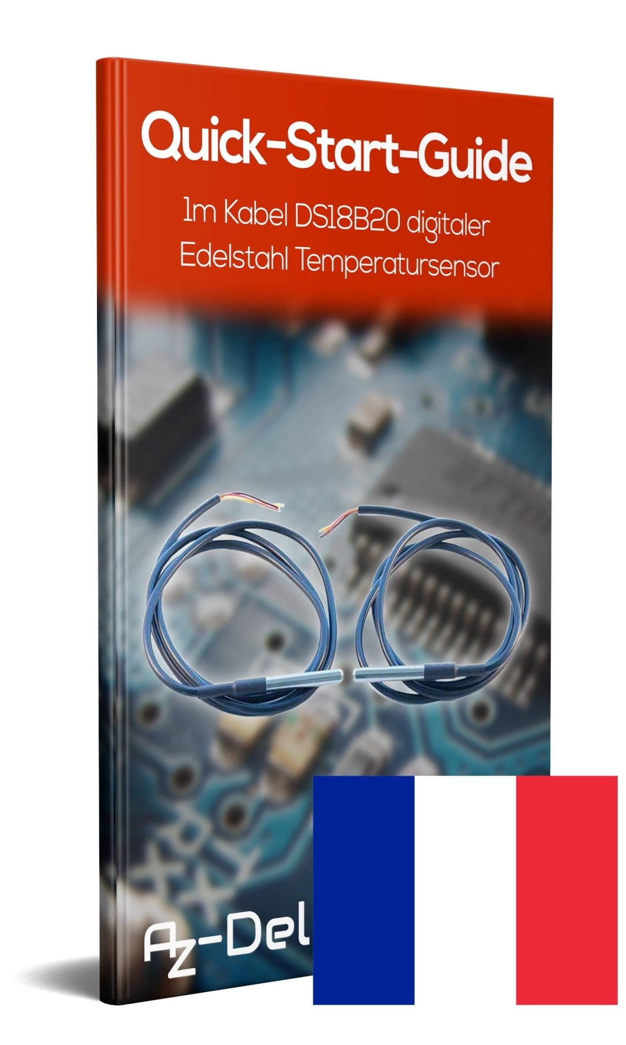 1M cable DS18B20 Digital stainless steel waterproof temperature sensor for Raspberry Pi