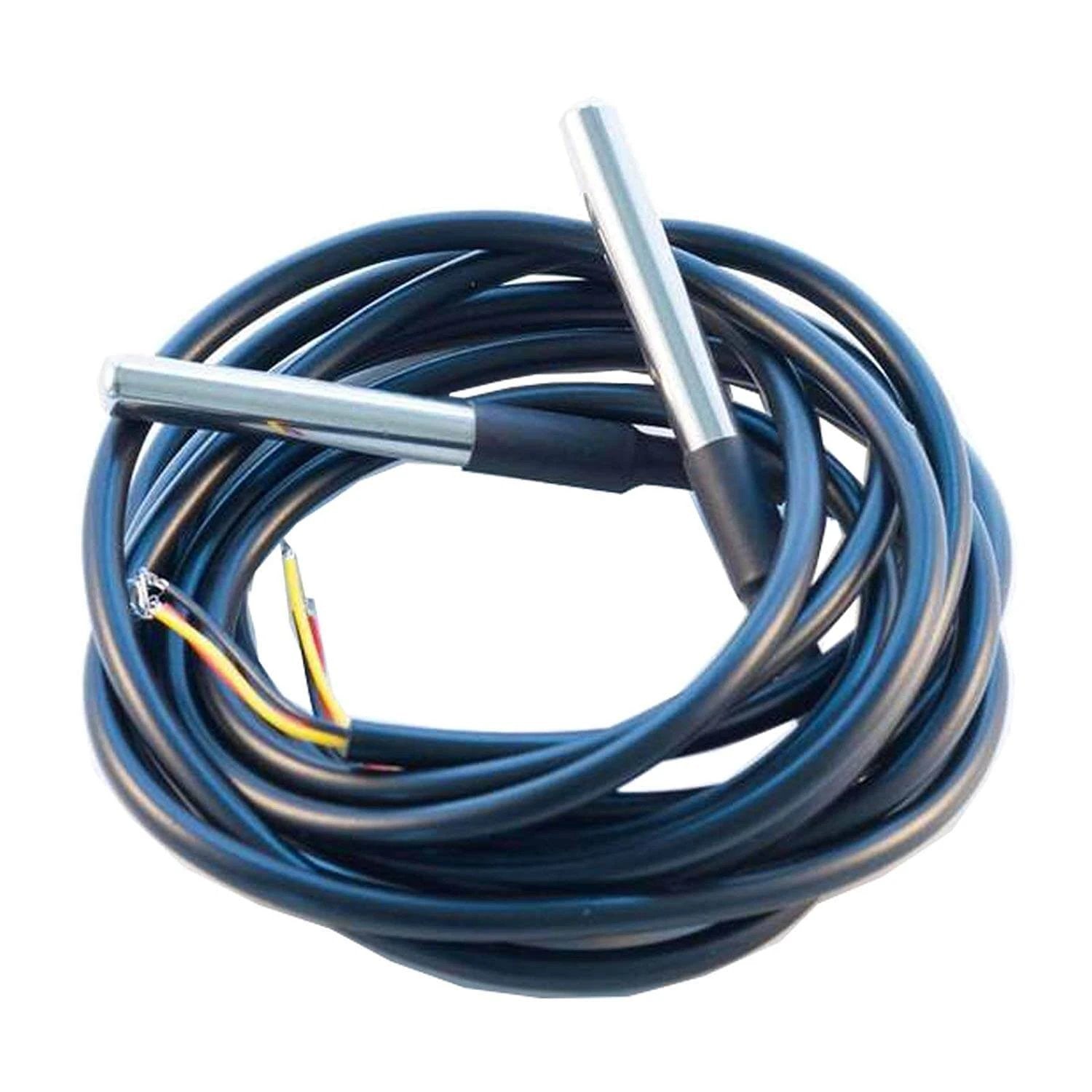 1m Kabel DS18B20 digitaler Edelstahl Temperatursensor Temperaturfühler, wasserdicht kompatibel mit Arduino und Raspberry Pi