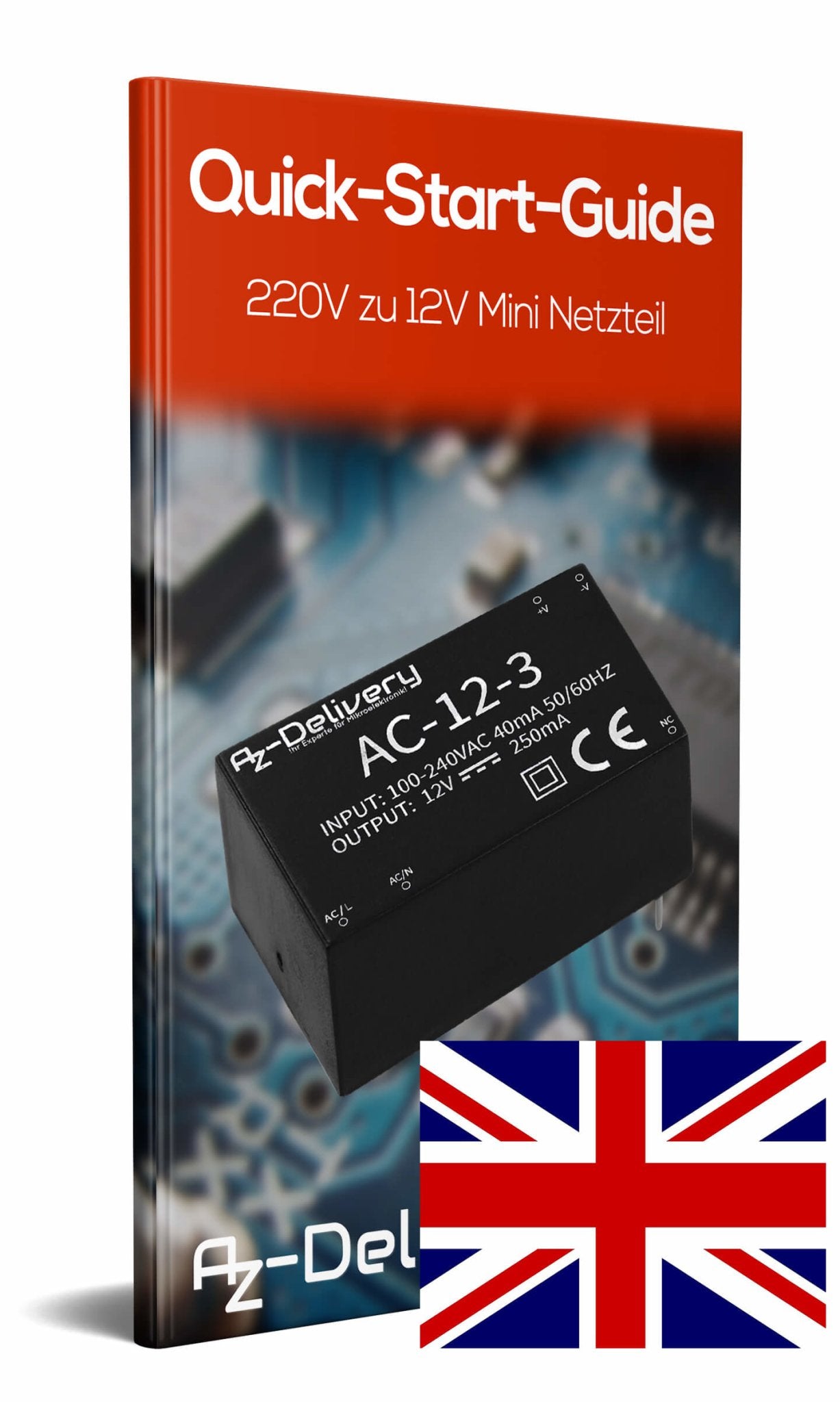 220V zu 12V Mini-Netzteil