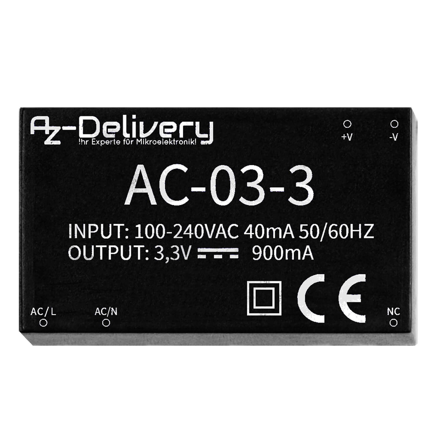 220V zu 3.3V Mini-Netzteil kompatibel mit Arduino und Raspberry Pi