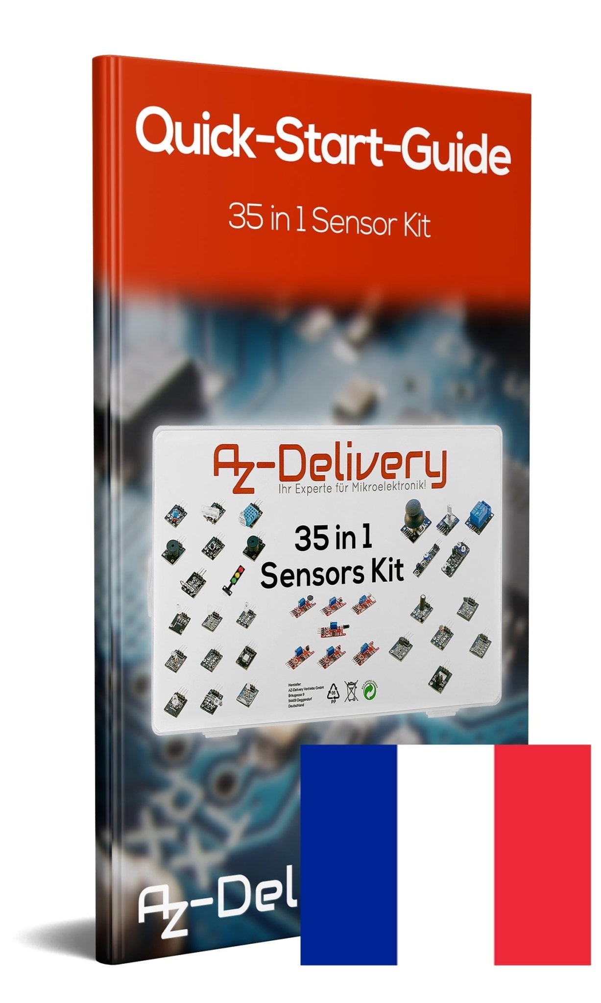 35 in 1 Sensorenkit Modulkit und Zubehörkit kompatibel mit Arduino und Raspberry Pi