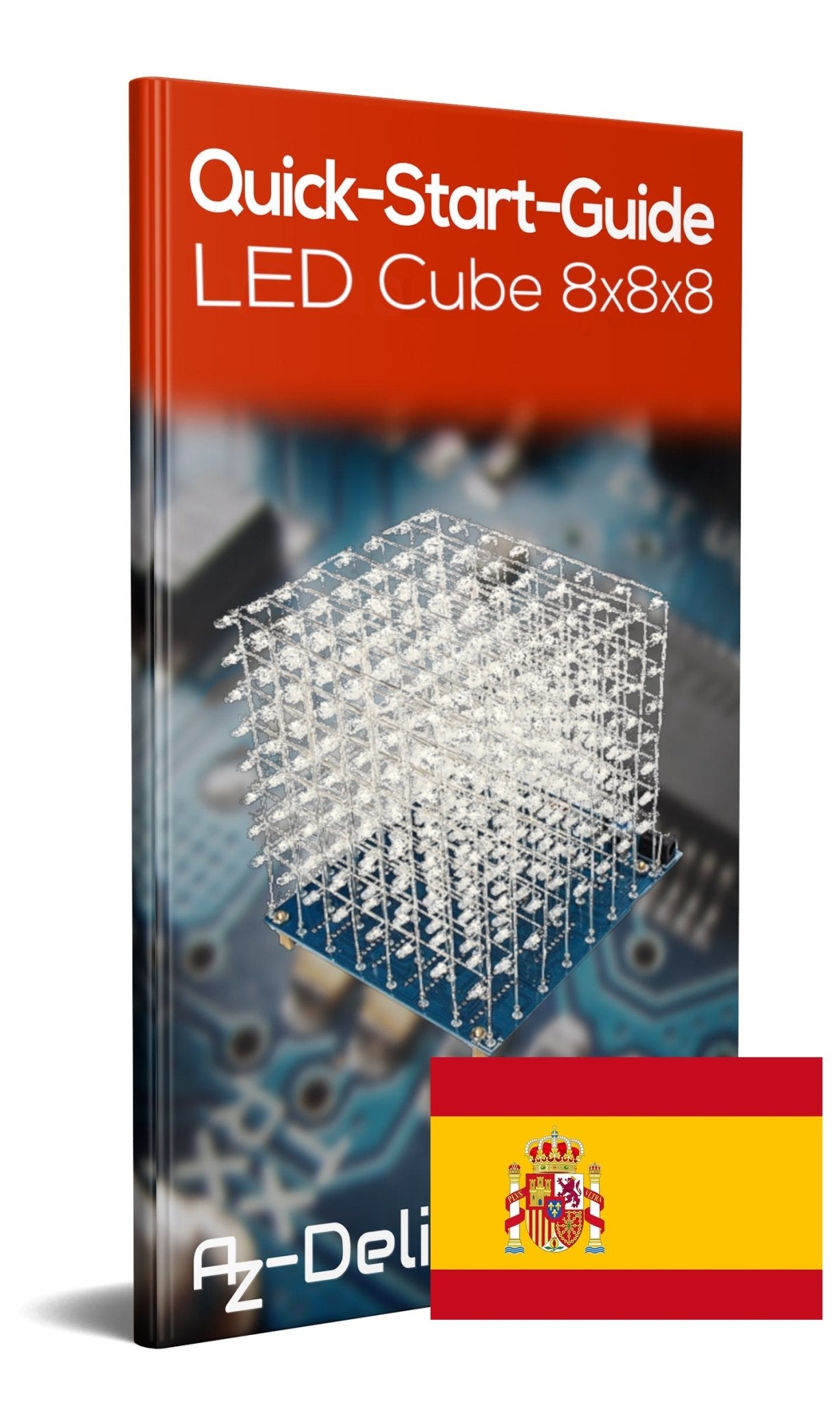3D LED Cube 8x8x8 Lichtmatrix Würfel Bausatz zum Löten