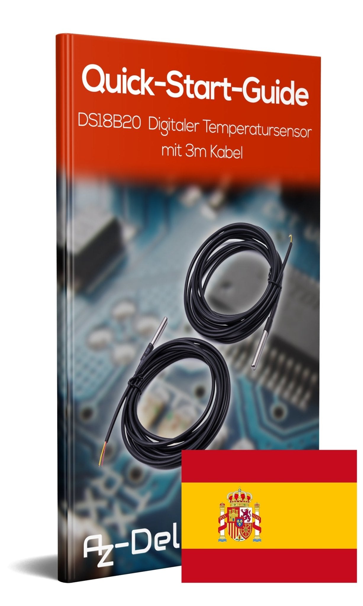 3M Kabel DS18B20 digitaler Edelstahl Temperatursensor Temperaturfühler, wasserdicht - ebook