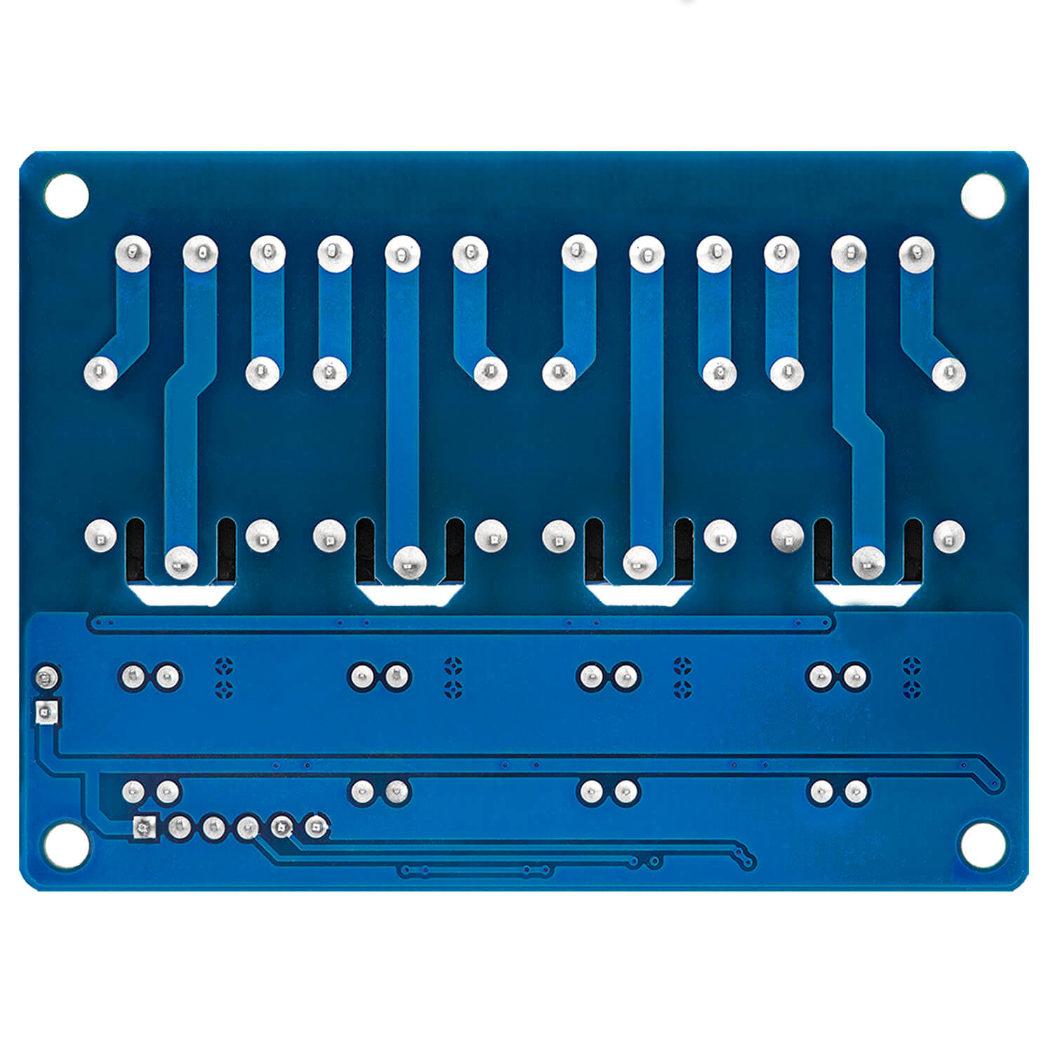4-Relais Modul 5V mit Optokoppler Low-Level-Trigger kompatibel mit Arduino and Raspberry Pi