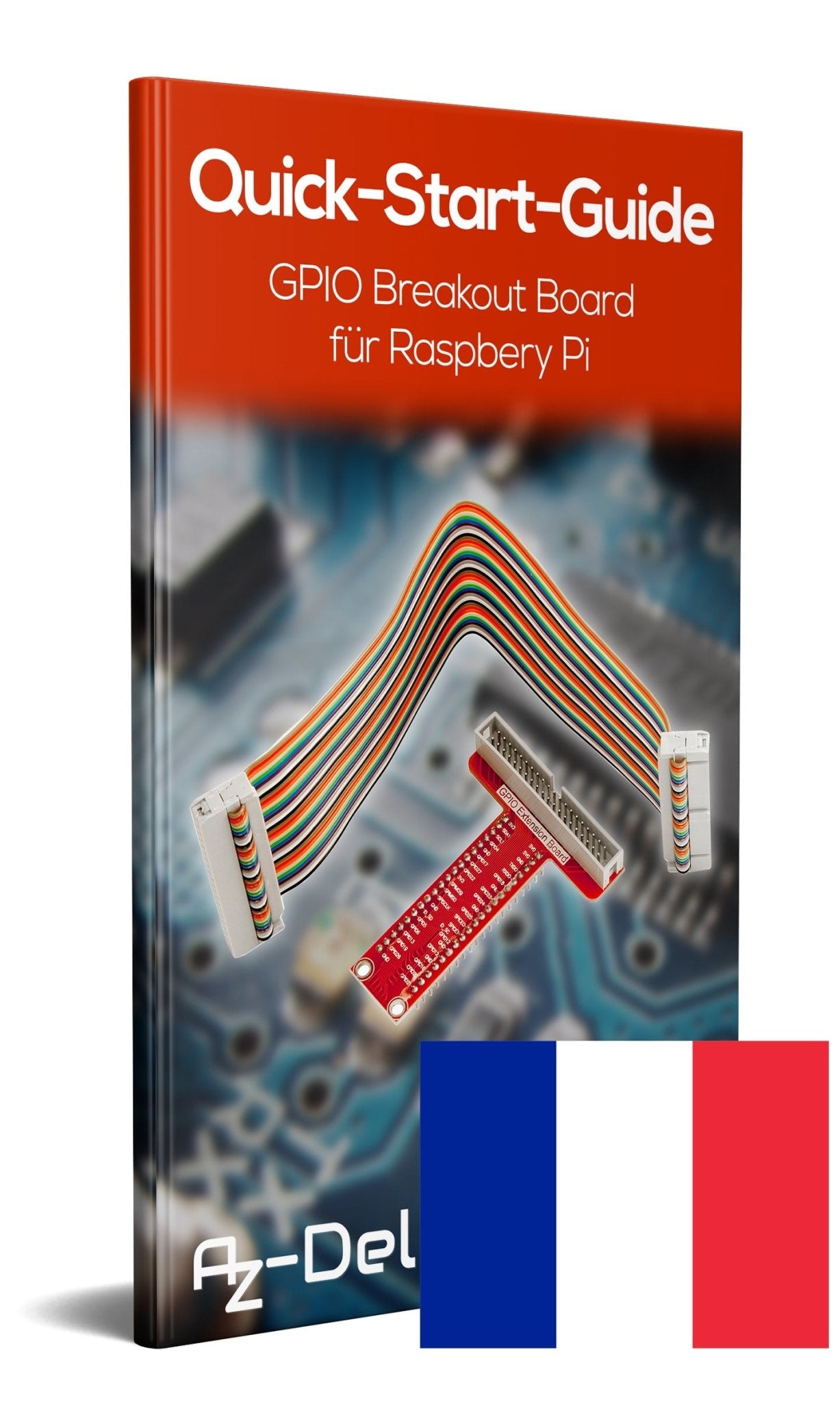 40 Pins GPIO Breakout Board und kompatibles Flachband Ribbon Kabel für Raspberry Pi