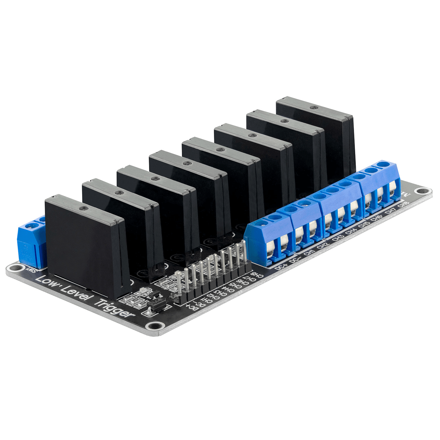 8 canaux Solid State Relais 5V DC Low Level Trigger Power Switch compatible avec Arduino et Raspberry Pi