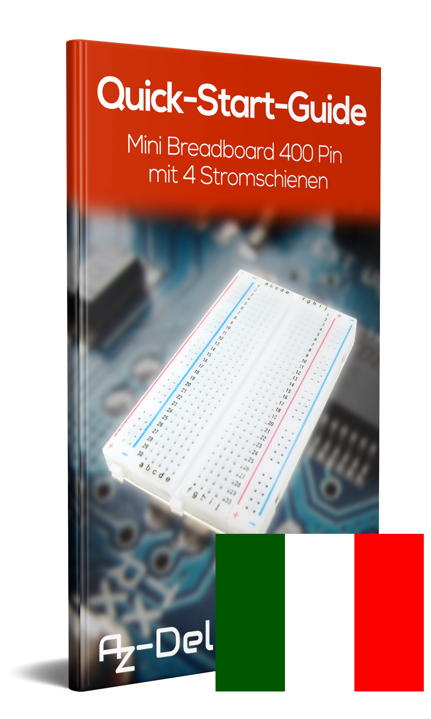 Mini Breadboard 400 PIN with 4 power rails for jumper cable