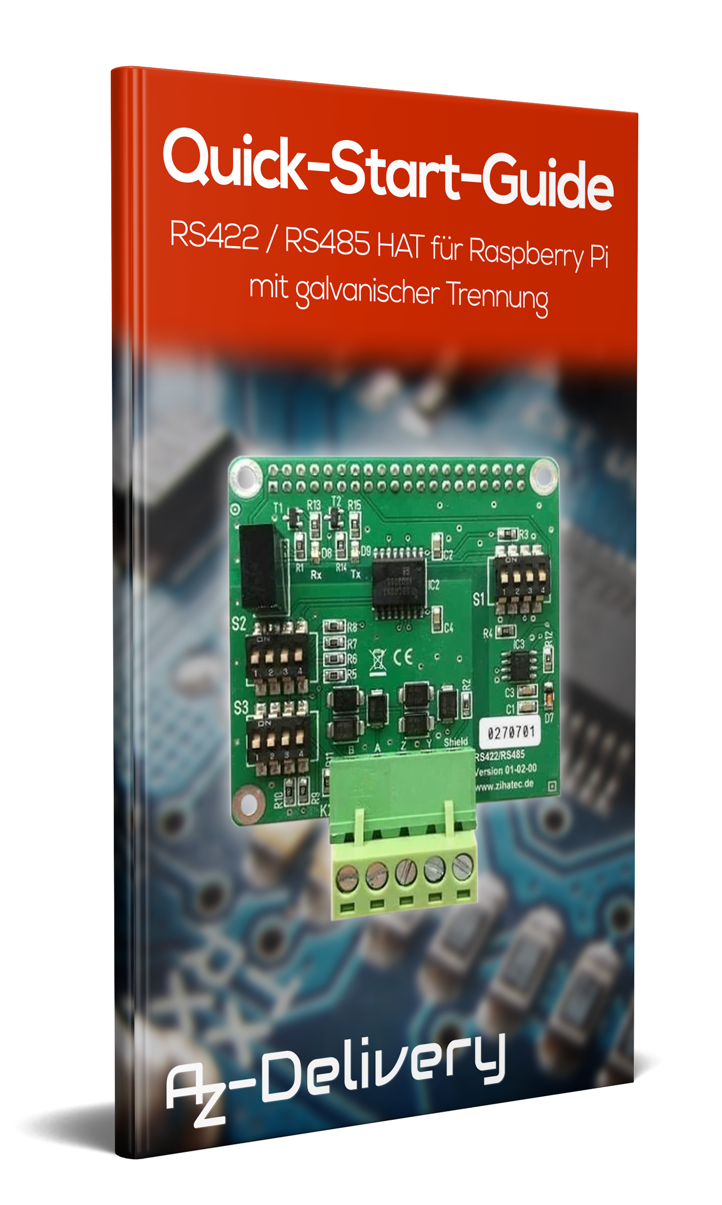 RS422 / RS485 HAT für Raspberry Pi mit galvanischer Trennung