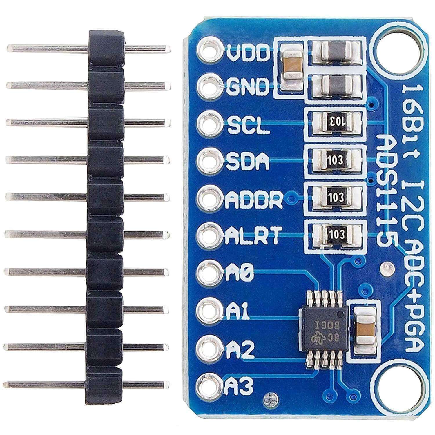 ADS1115 ADC Modul 16bit 4 Kanäle für Raspberry Pi - AZ-Delivery